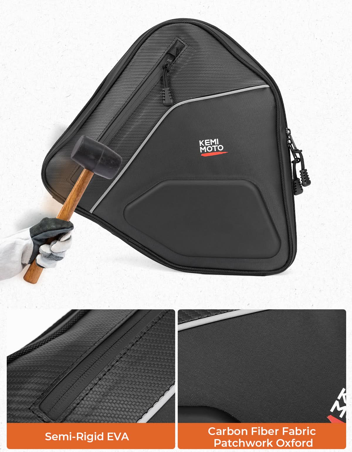 1 Pair EVA Door Bags for Can-Am Maverick Sport Trail - Image 5