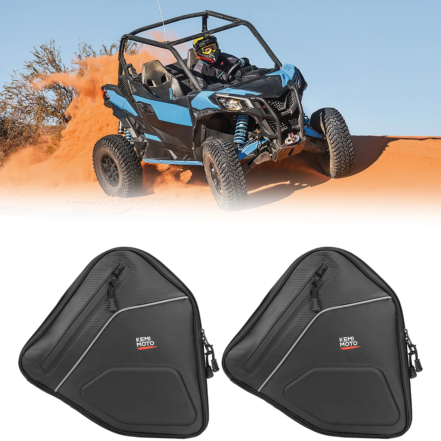 1 Pair EVA Door Bags for Can-Am Maverick Sport Trail - Image 7