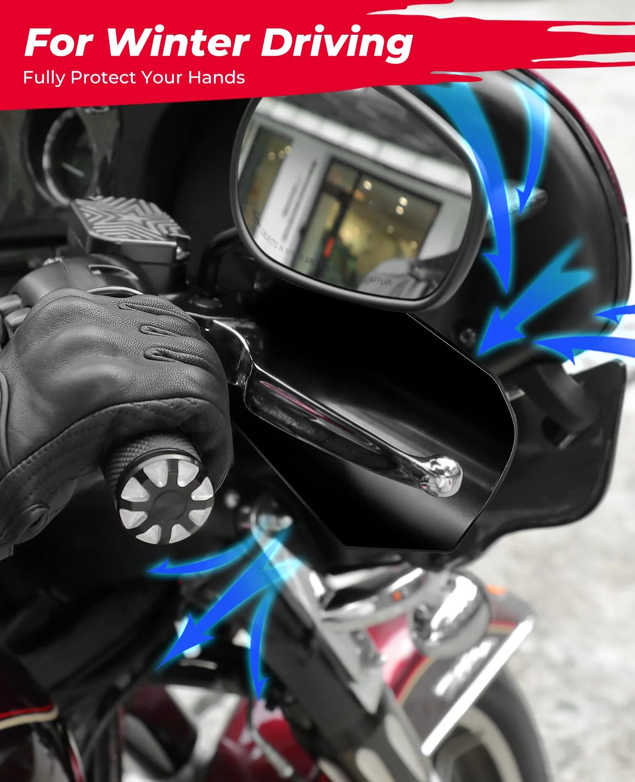 1 Pair Motorcycle Hand Shields for Touring Models 2014-2025 - Image 4