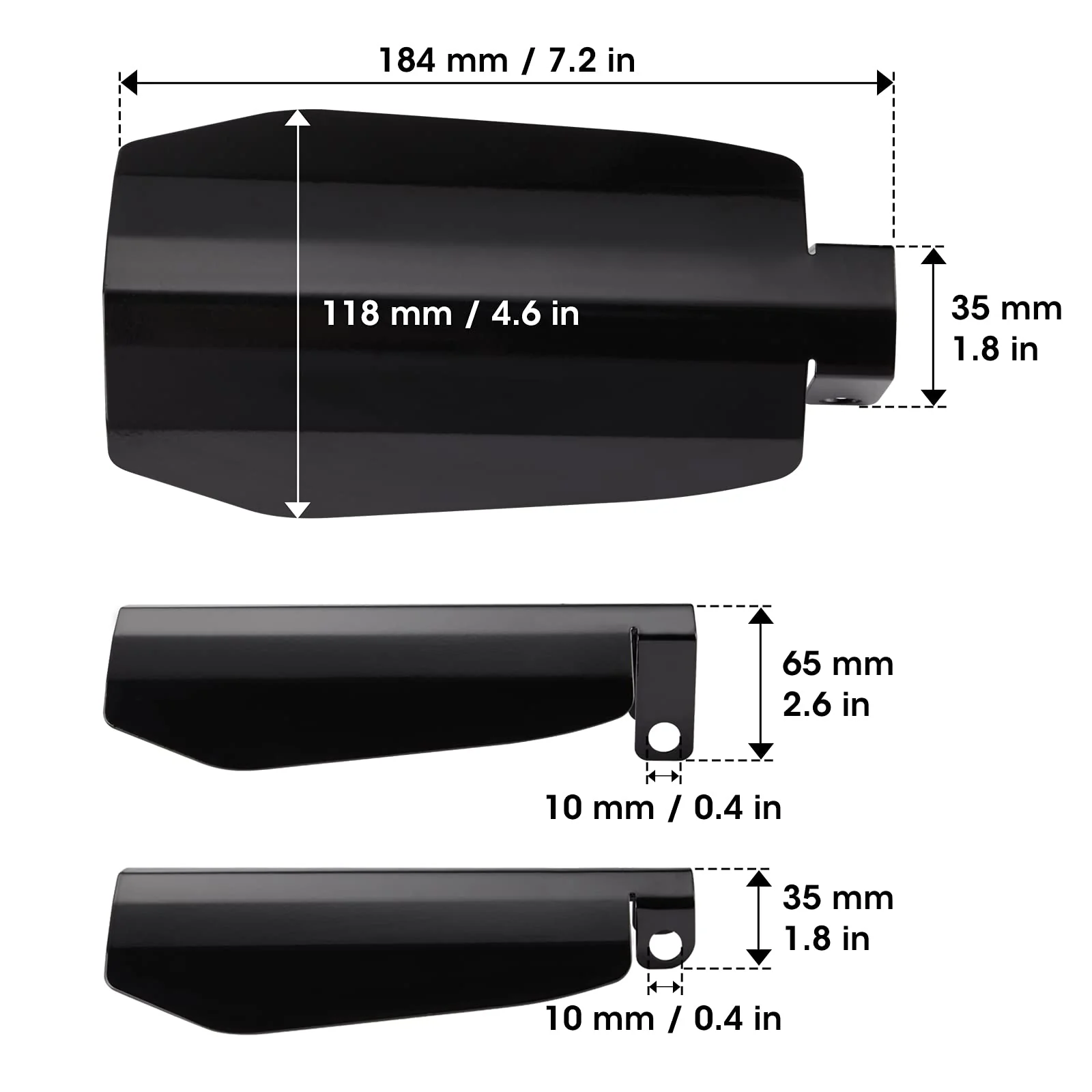 1 Pair Motorcycle Hand Shields for Touring Models 2014-2025 - Image 5