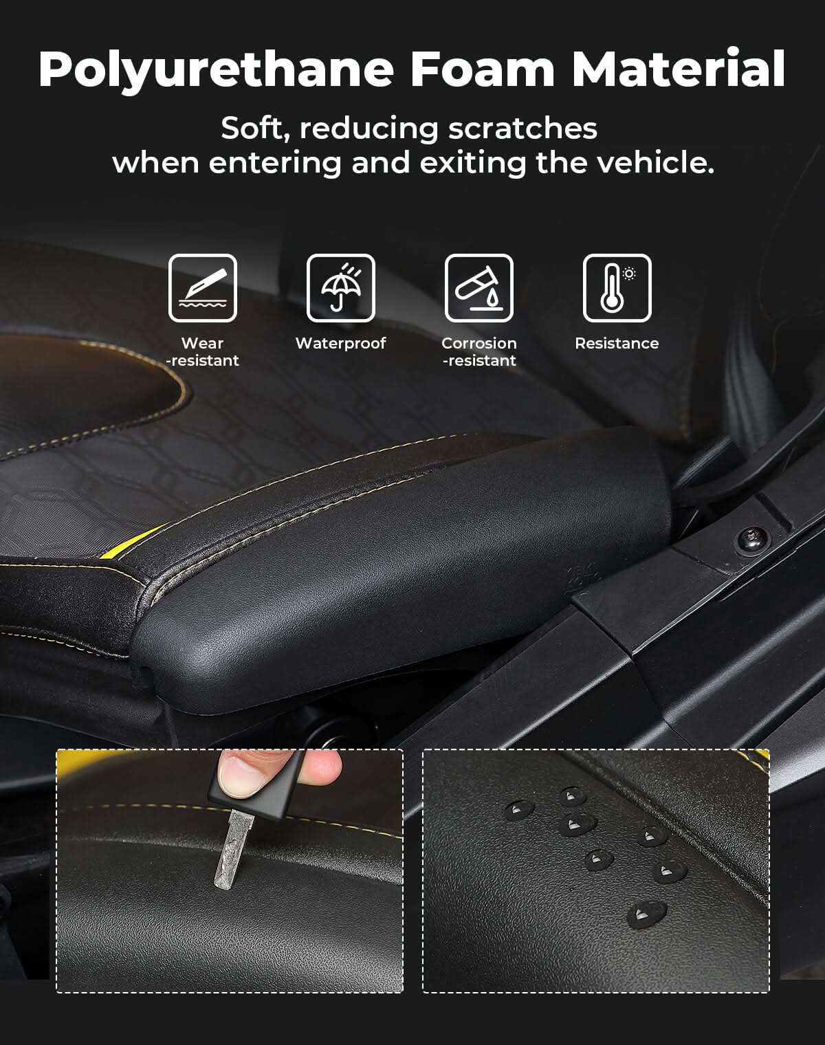 1 Pair Seat Side Pad Assembly for Can-Am Maverick X3 / Maverick R - Image 4