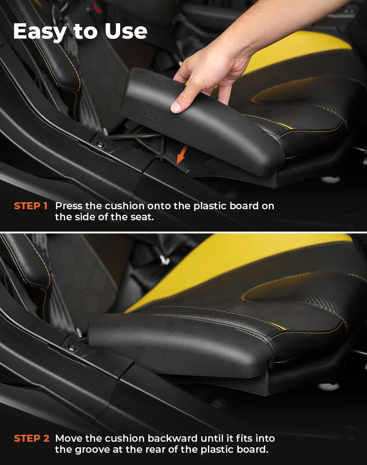 1 Pair Seat Side Pad Assembly for Can-Am Maverick X3 / Maverick R - Image 7