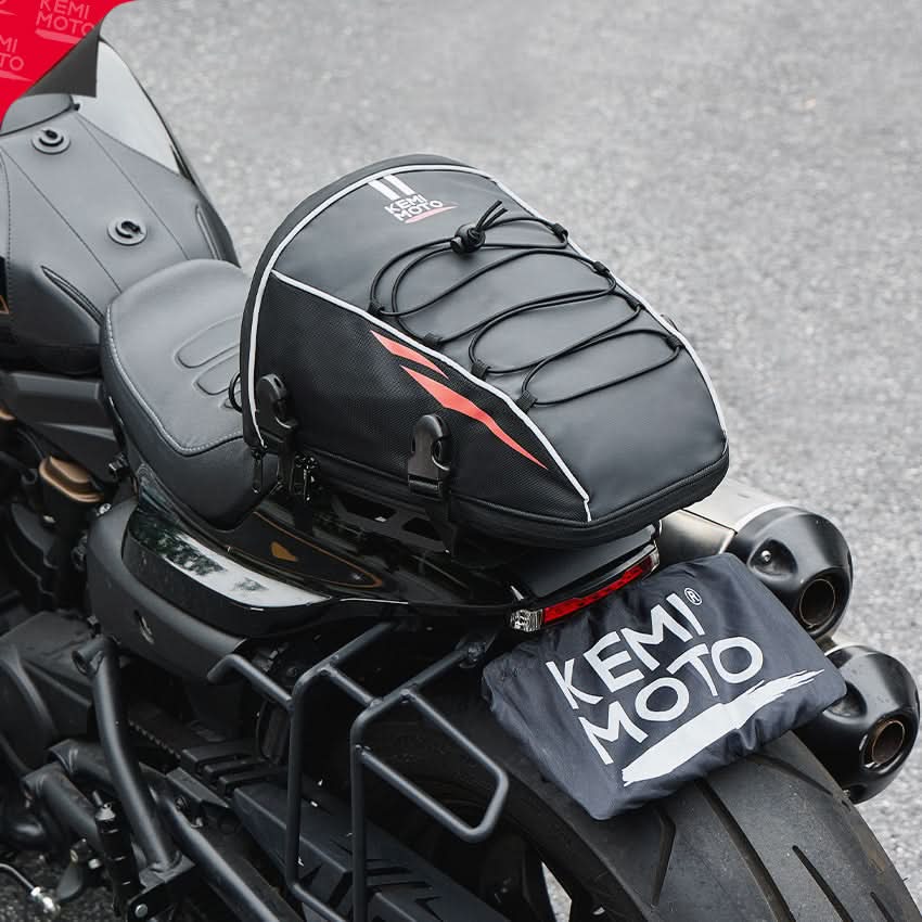 10L Motorcycle Tail Bag, Sports Motorbike Rear Rack Bag - Image 7