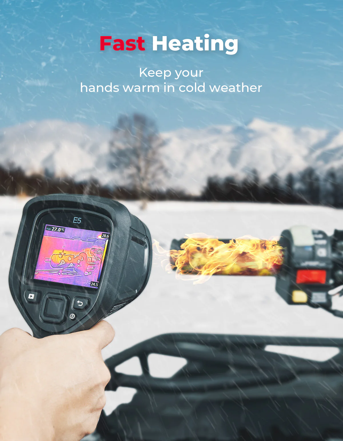 Heated Motorcycle Grip Pads, IP67 Waterproof - Image 5