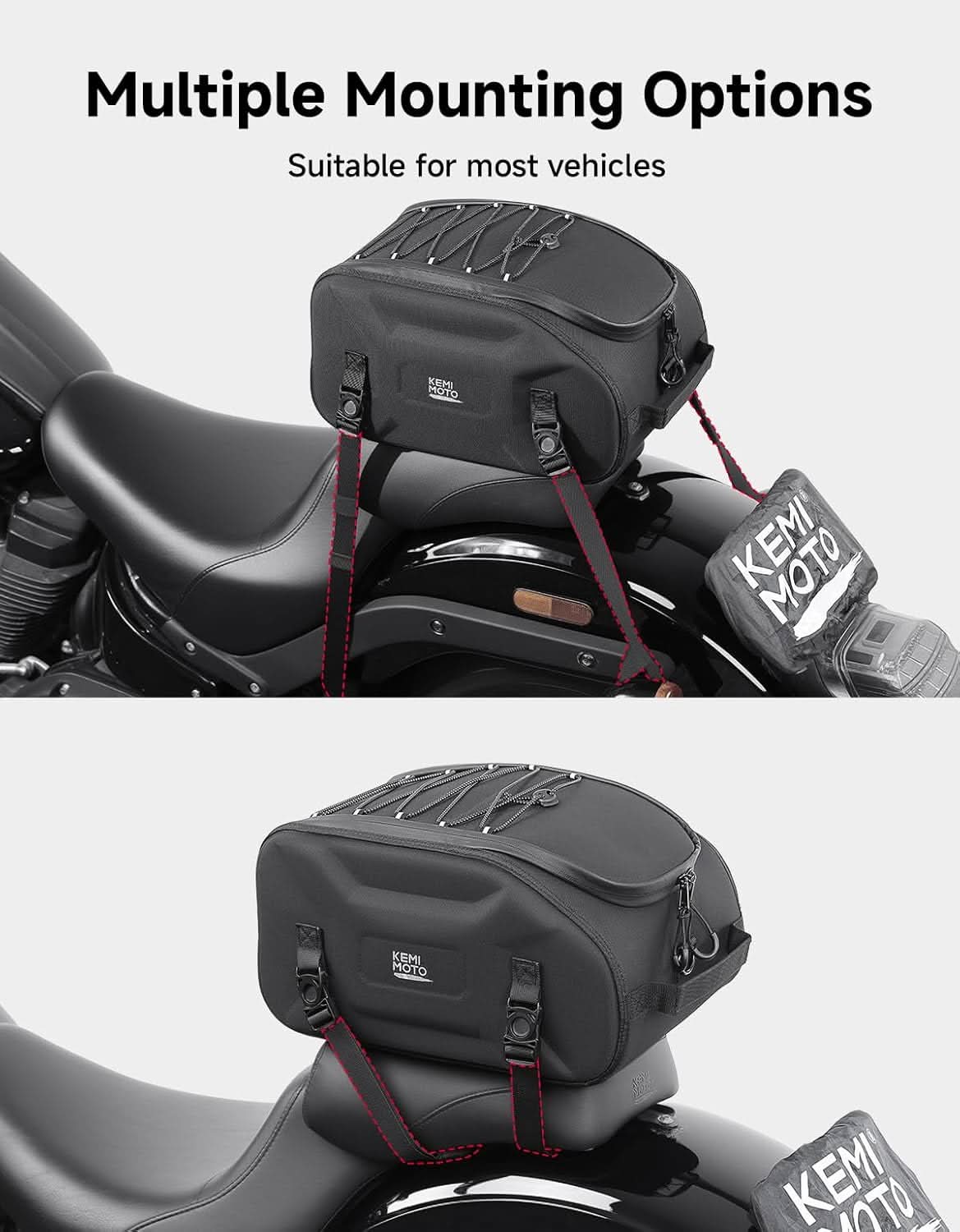 13L Waterproof Tail Bag For Motorcycle - Image 6
