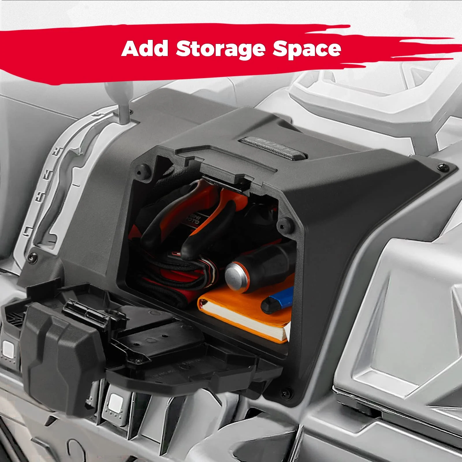 14L Storage Box & Tablet Holder For Can am Defender - Image 8