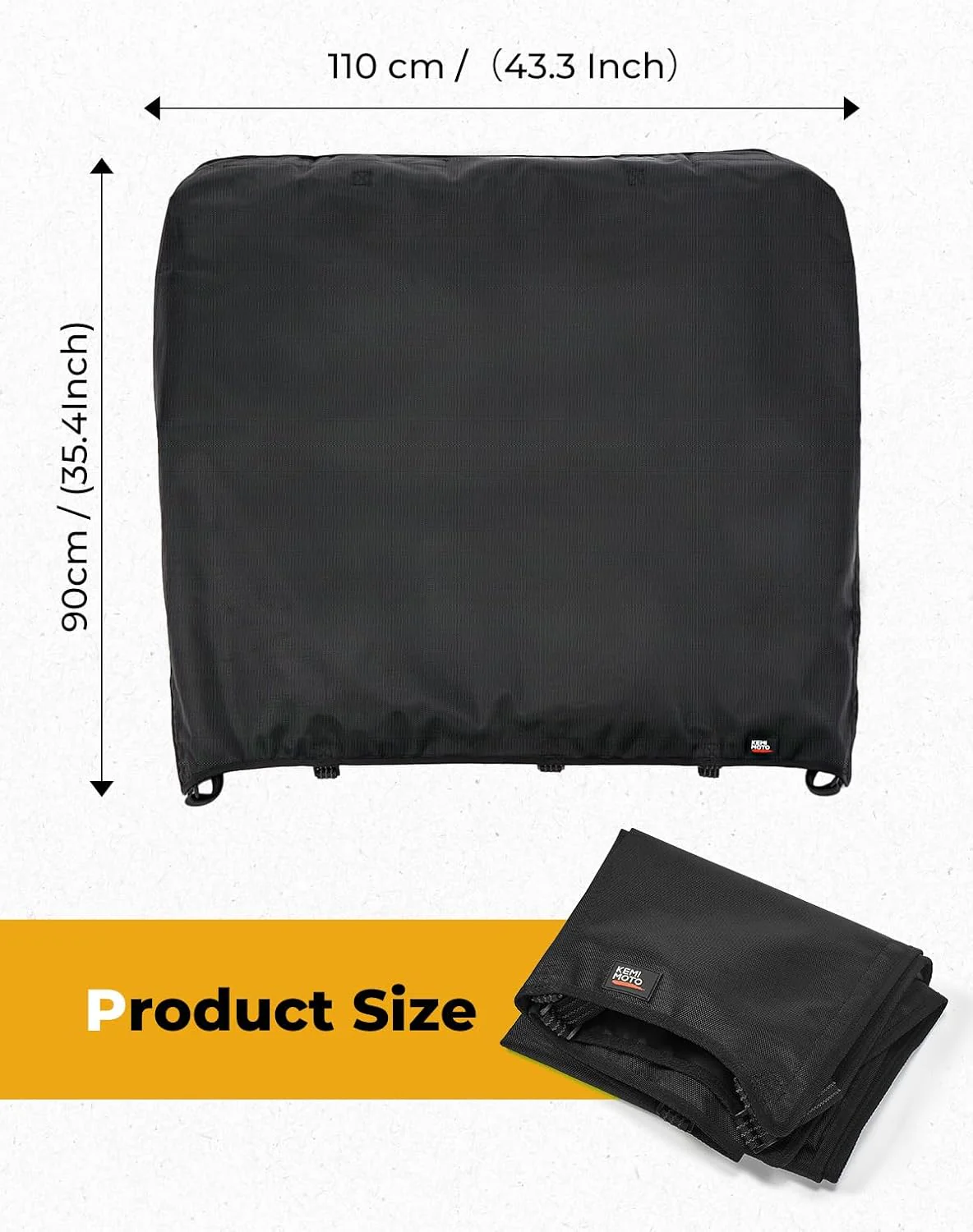 1680D Oxford Fabric Roof for RZR 570/Trail 570/800 - Image 6