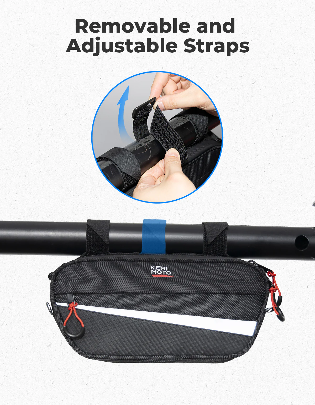 1680D Storage Bag 11" x 5" for UTV ATV Golf Cart - Image 4