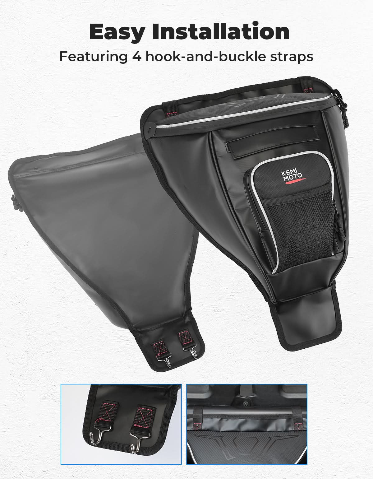 2-in-1 Cooler Storage Bag for Polaris RZR XP 1000, 900, 800, 570 - Image 6