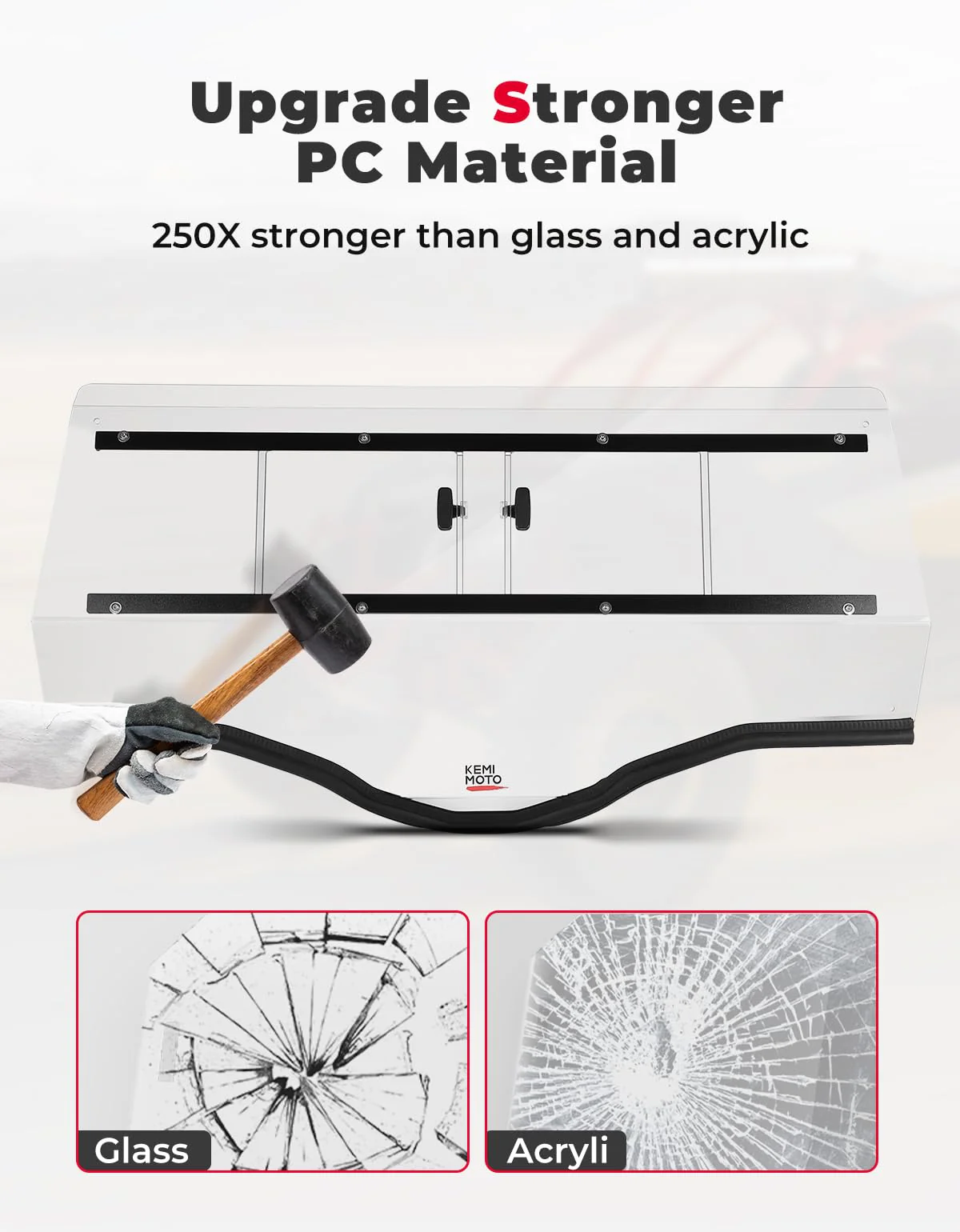 2-IN-1 Rear Windshield for CFMOTO ZForce 500 | 800 | 1000 - Image 3