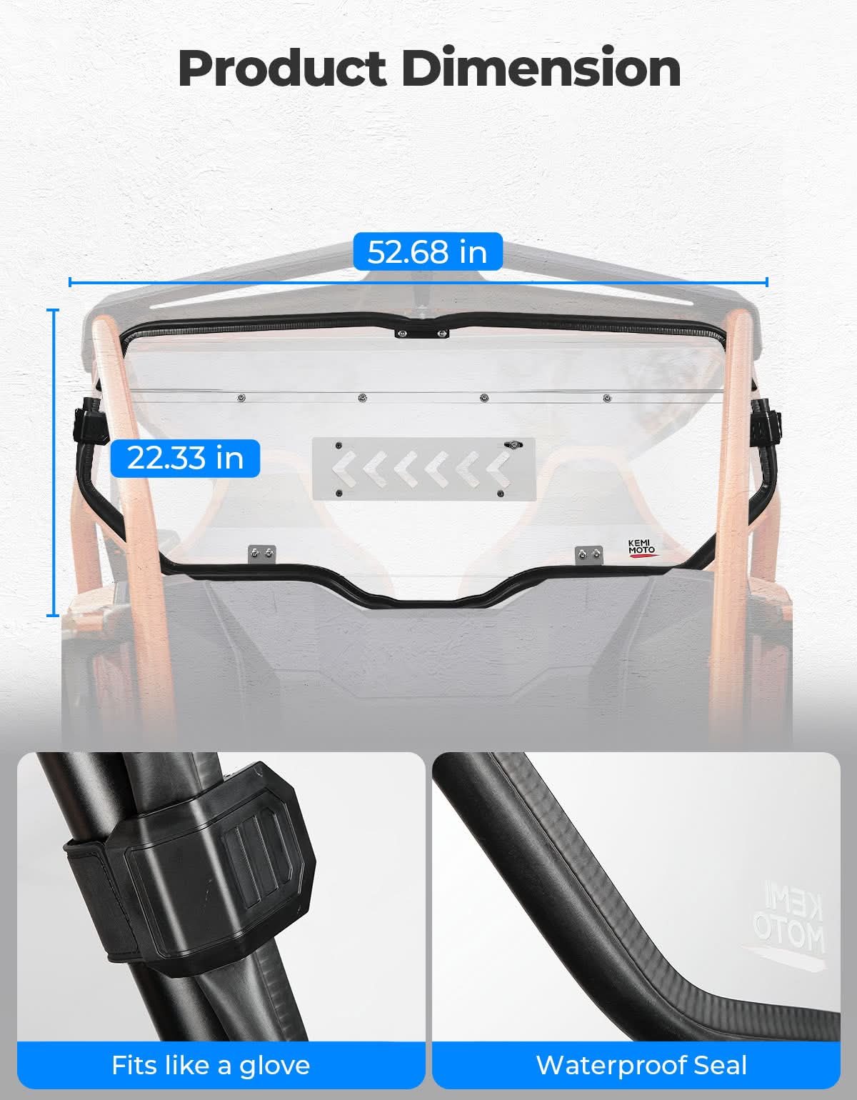 2-IN-1 Sliding Rear Window for Honda Talon 1000X/R - Image 8