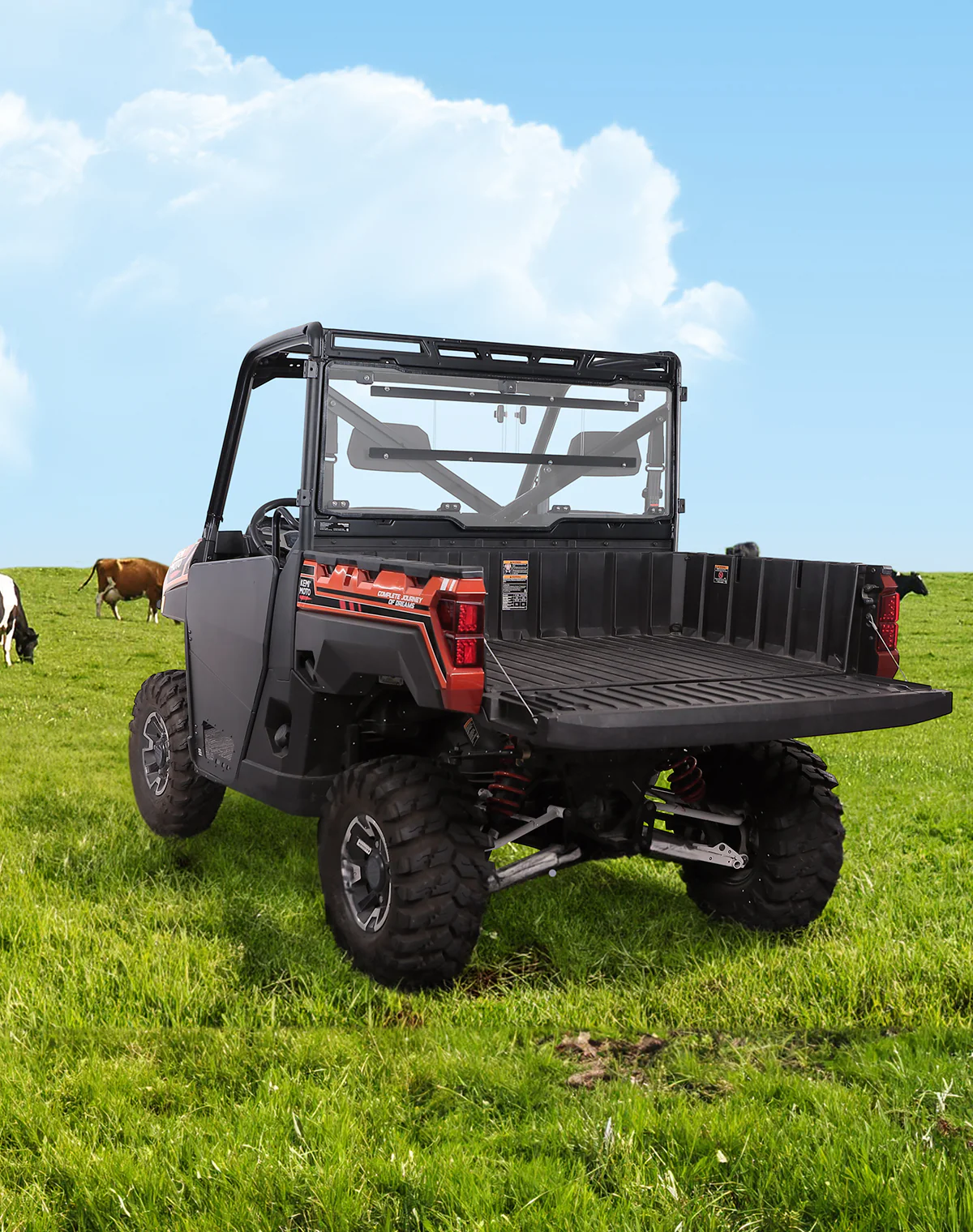 2-in-1 Sliding Rear Window for Polaris Ranger XP 1000/ Ranger 1000 2017-2026 - Image 7