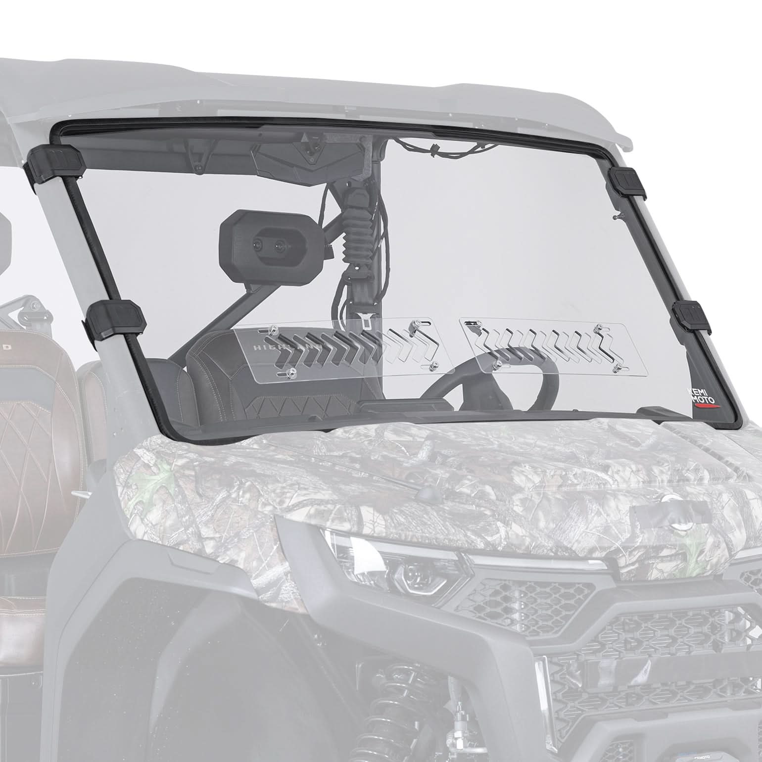 2-in-1 Vented Front Windshield for CFMOTO UFORCE U10 Pro|XL - Image 8