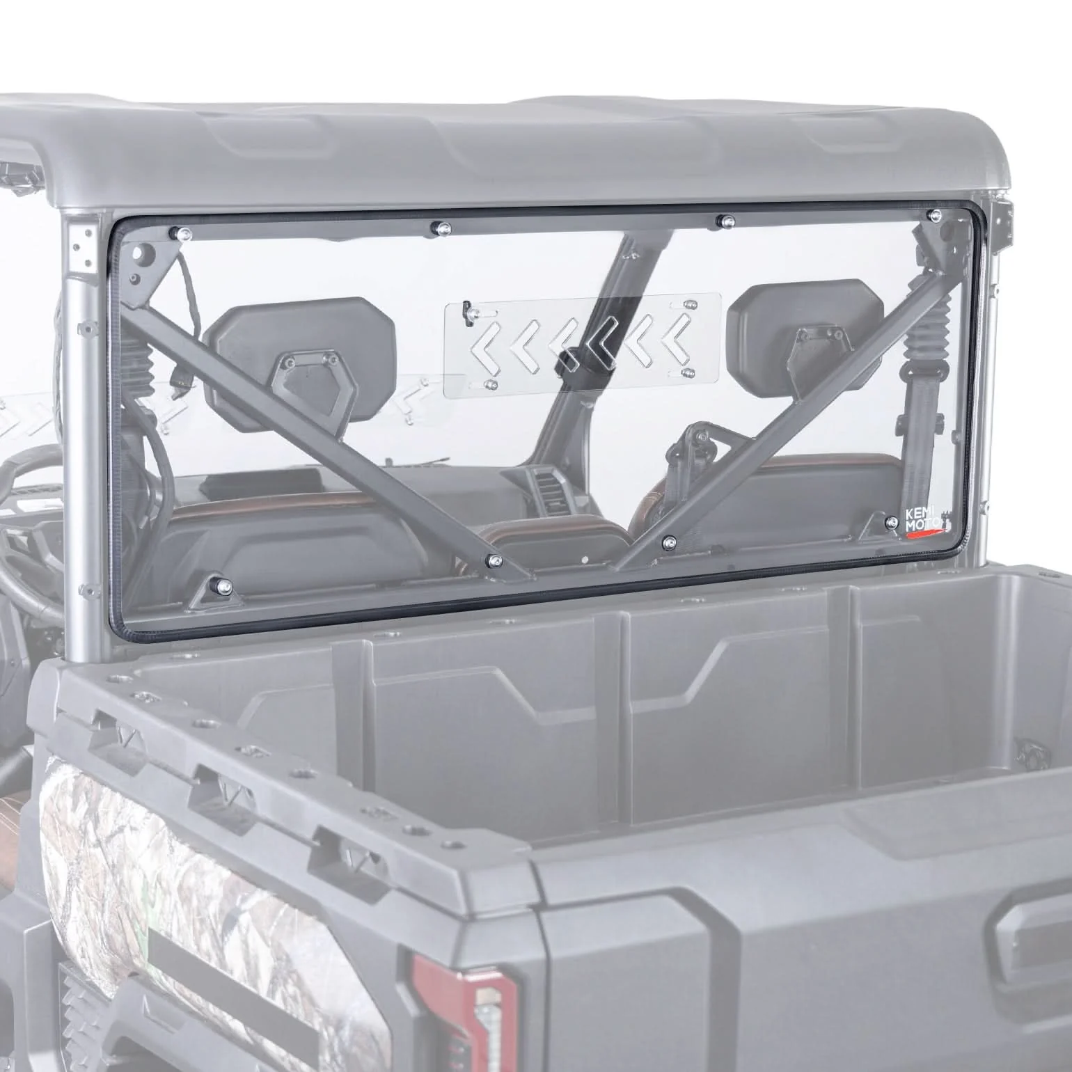 2-in-1 Vented Rear Windshield for CFMOTO UFORCE U10 Pro|XL - Image 8