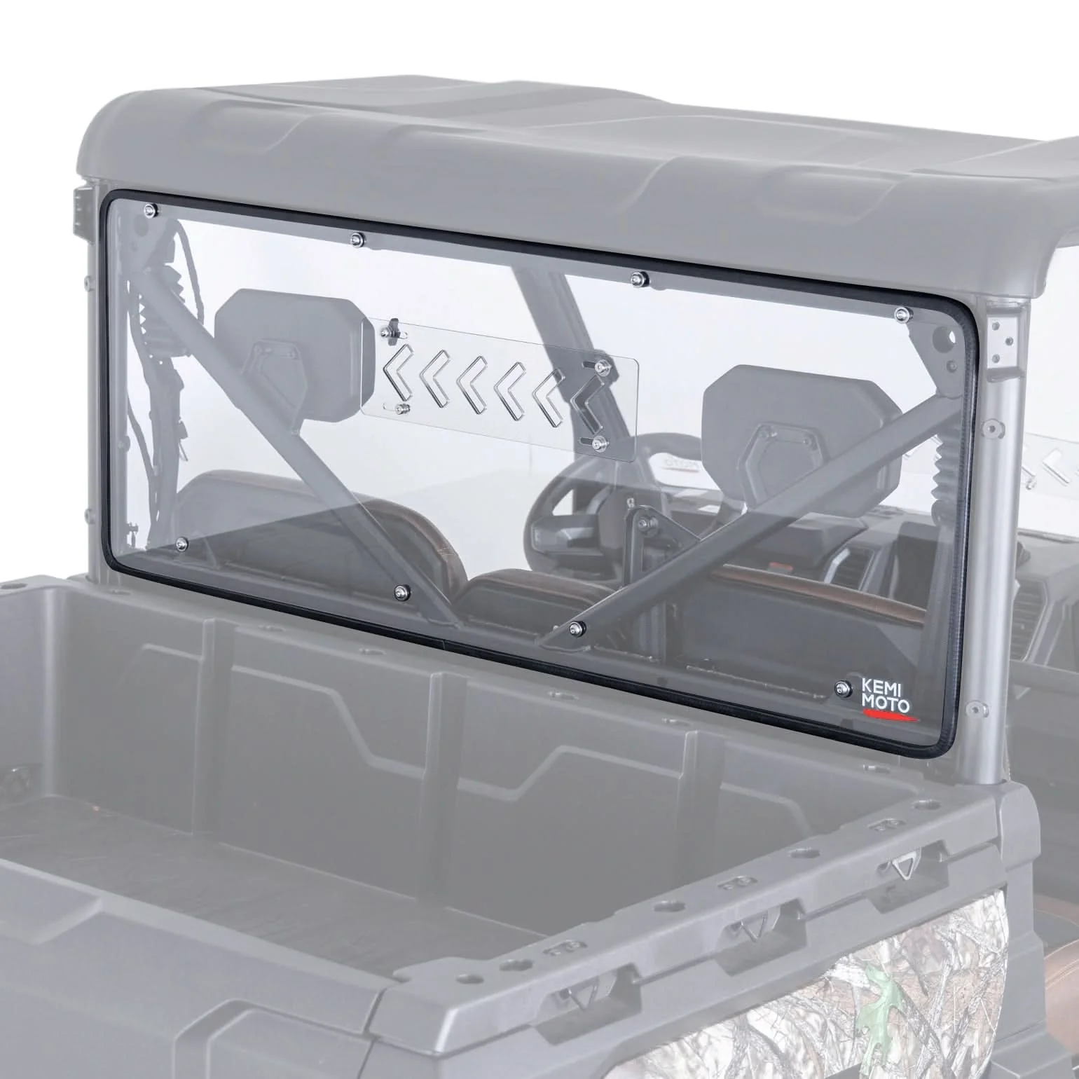 2-in-1 Vented Rear Windshield for CFMOTO UFORCE U10 Pro|XL - Image 9