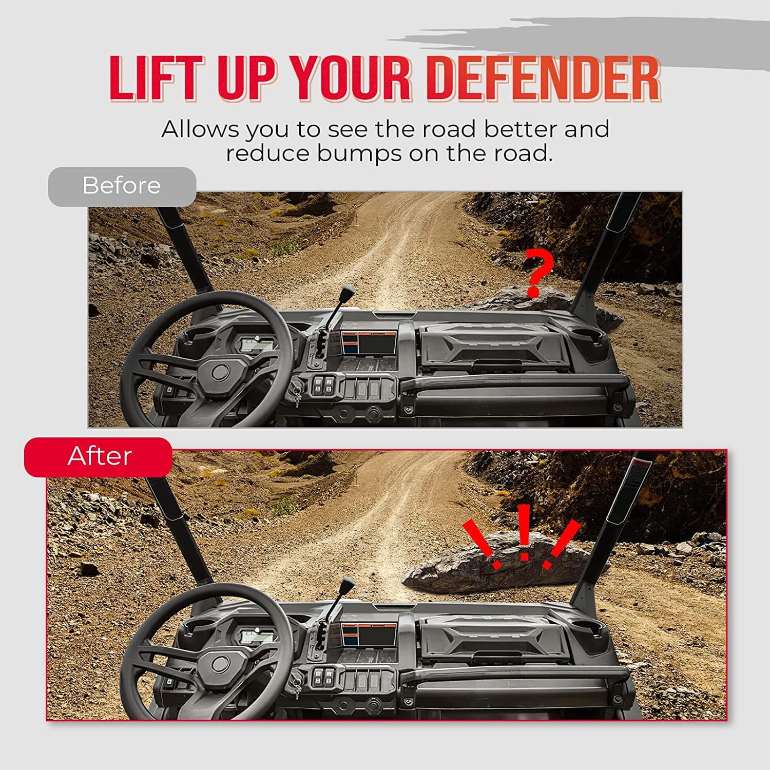 Lift Kit 2'' Fit Can Am Defender HD5/ HD8/ HD10/ XMR 500 800 100 - Image 2