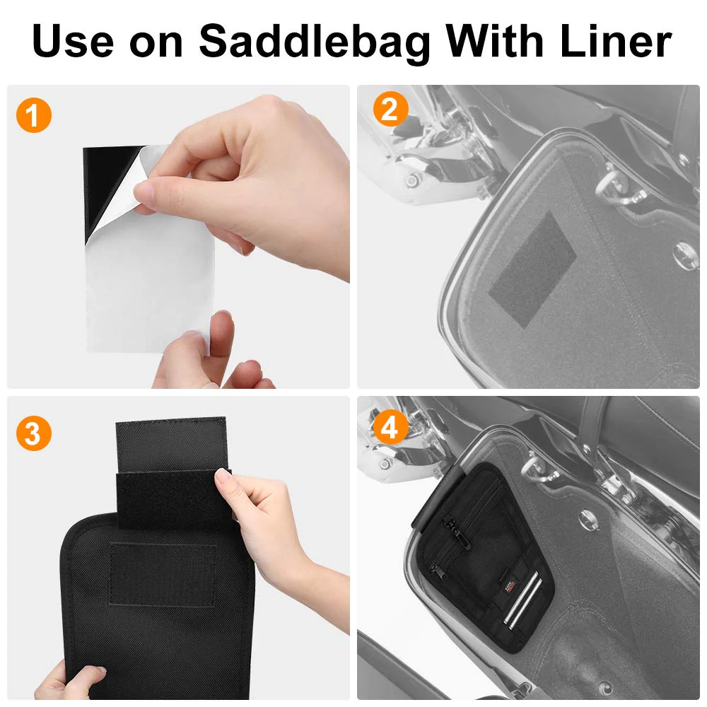 2 Pack Universal Saddlebag Organizers - Image 3