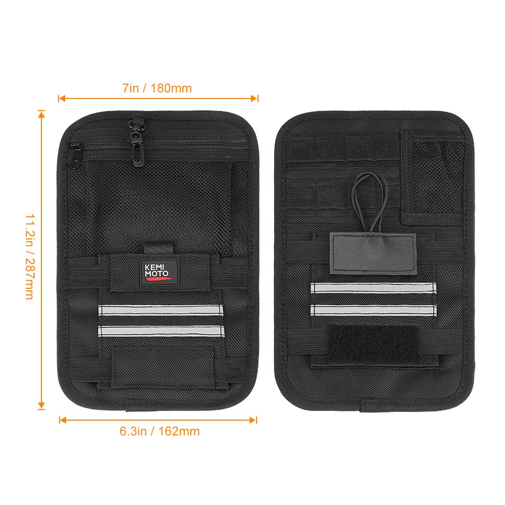 2 Pack Universal Saddlebag Organizers - Image 5