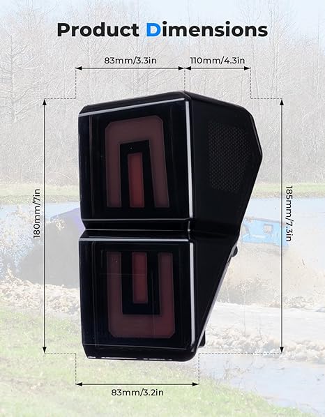 Upgraded Tail Lights for Polaris Ranger 1000 XP/Crew 2018-2024 - Image 6