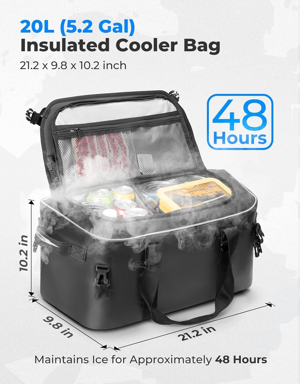 20L Ice Cooler Bag for RZR XP 1000/4/ RZR Pro XP /Zforce 950 - Image 7