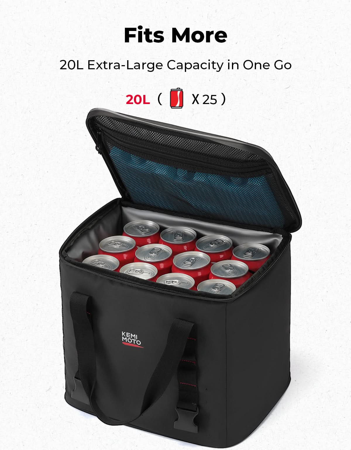 20L Insulated Tail Bag for Motorcycle - Image 3