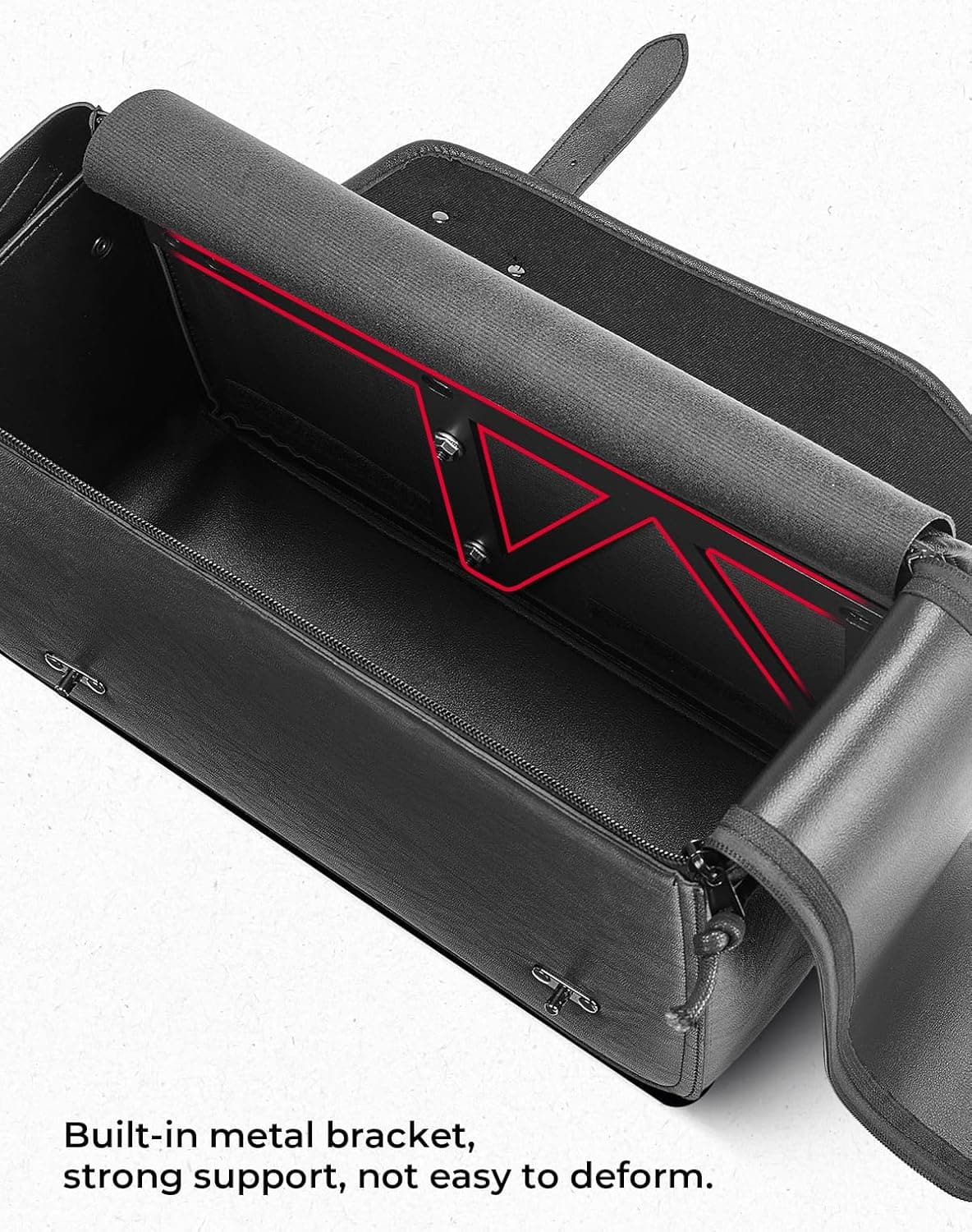 24L Saddlebags PU Leather Side Bags for Sportster Softail Dyna - Image 3
