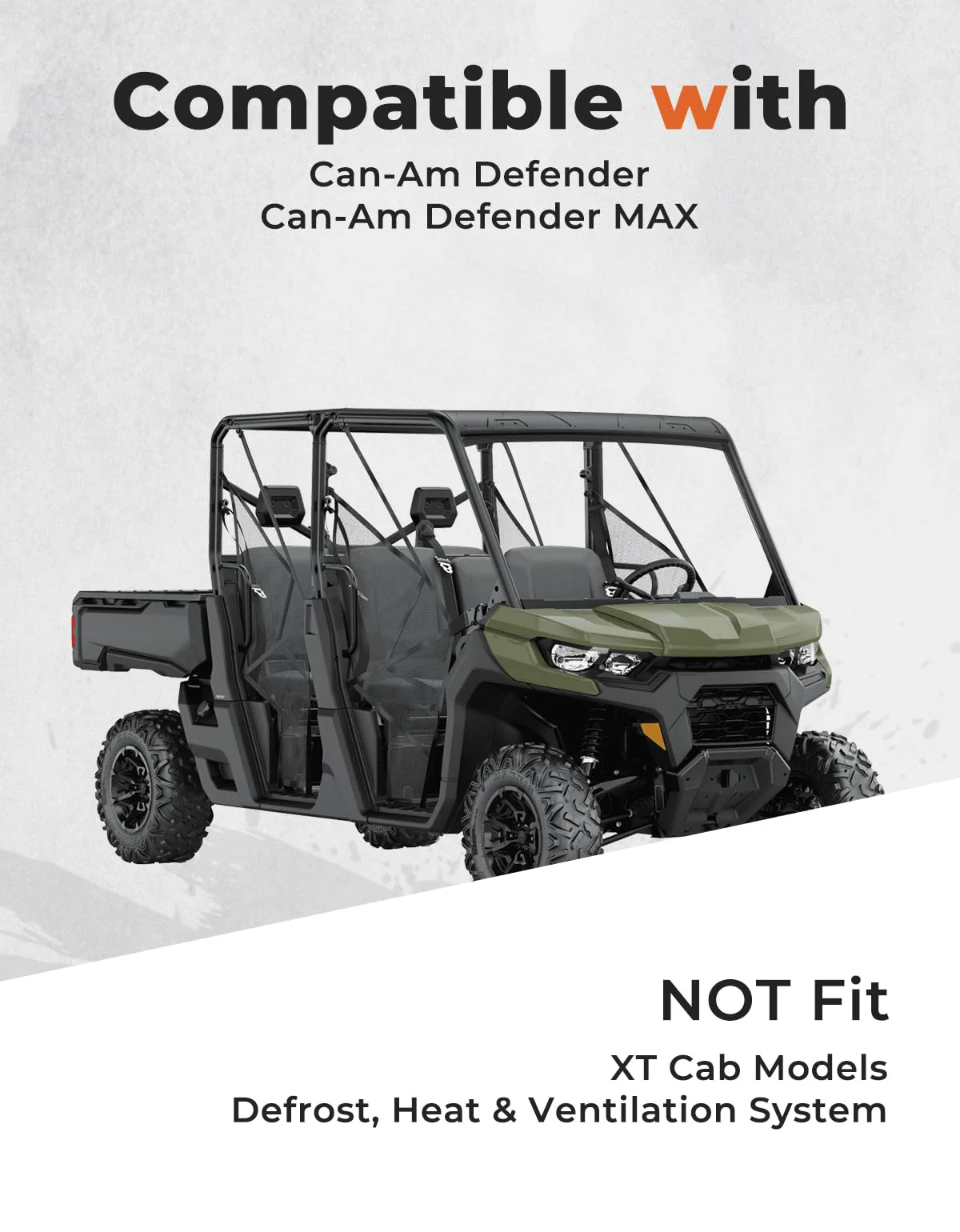 2PCS Dash Storage Nets for Can-Am Defender / MAX - Image 6