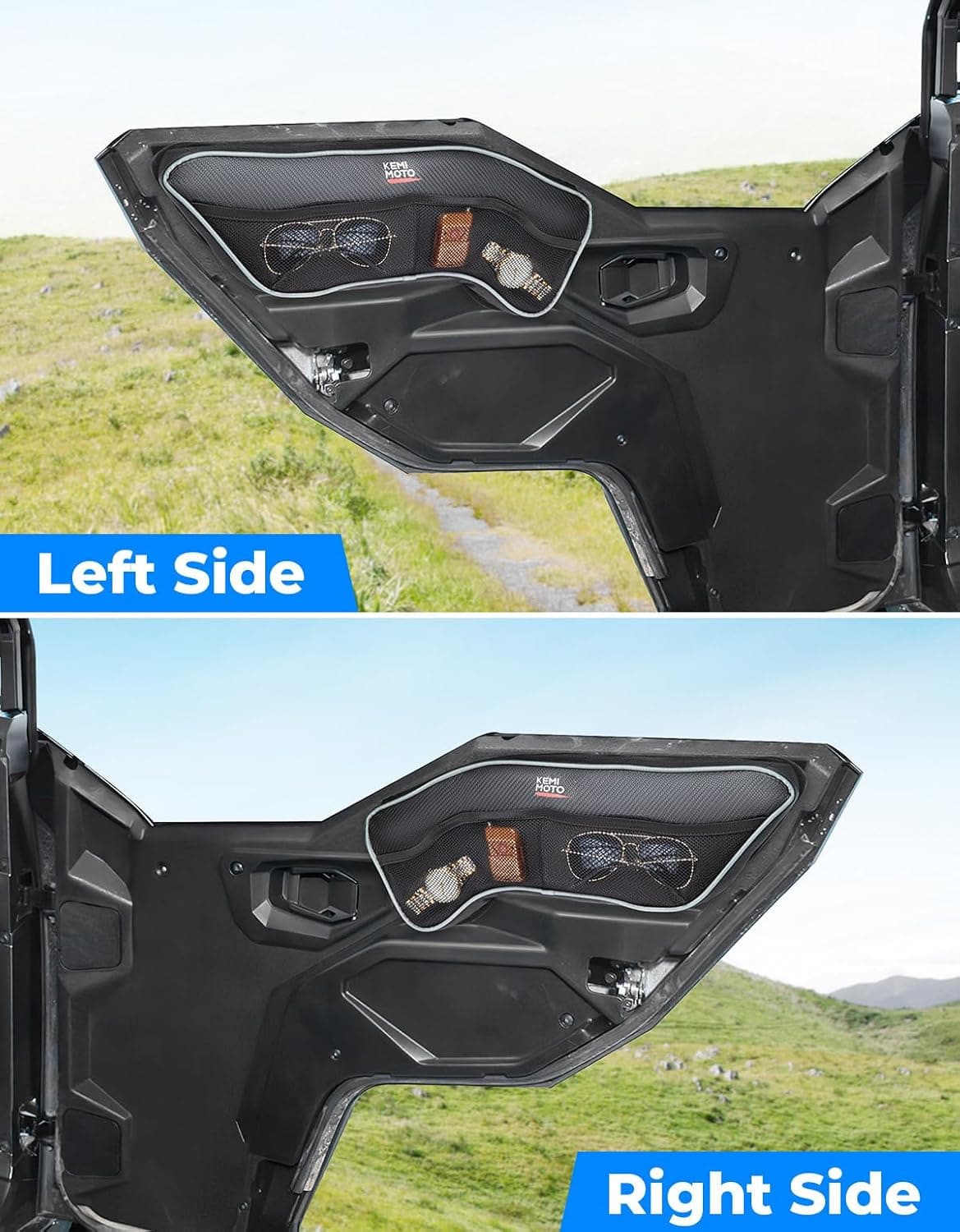 Front Upper Door Bags for Polaris General 1000/4 1000 2016-2024, 2PCS - Image 3