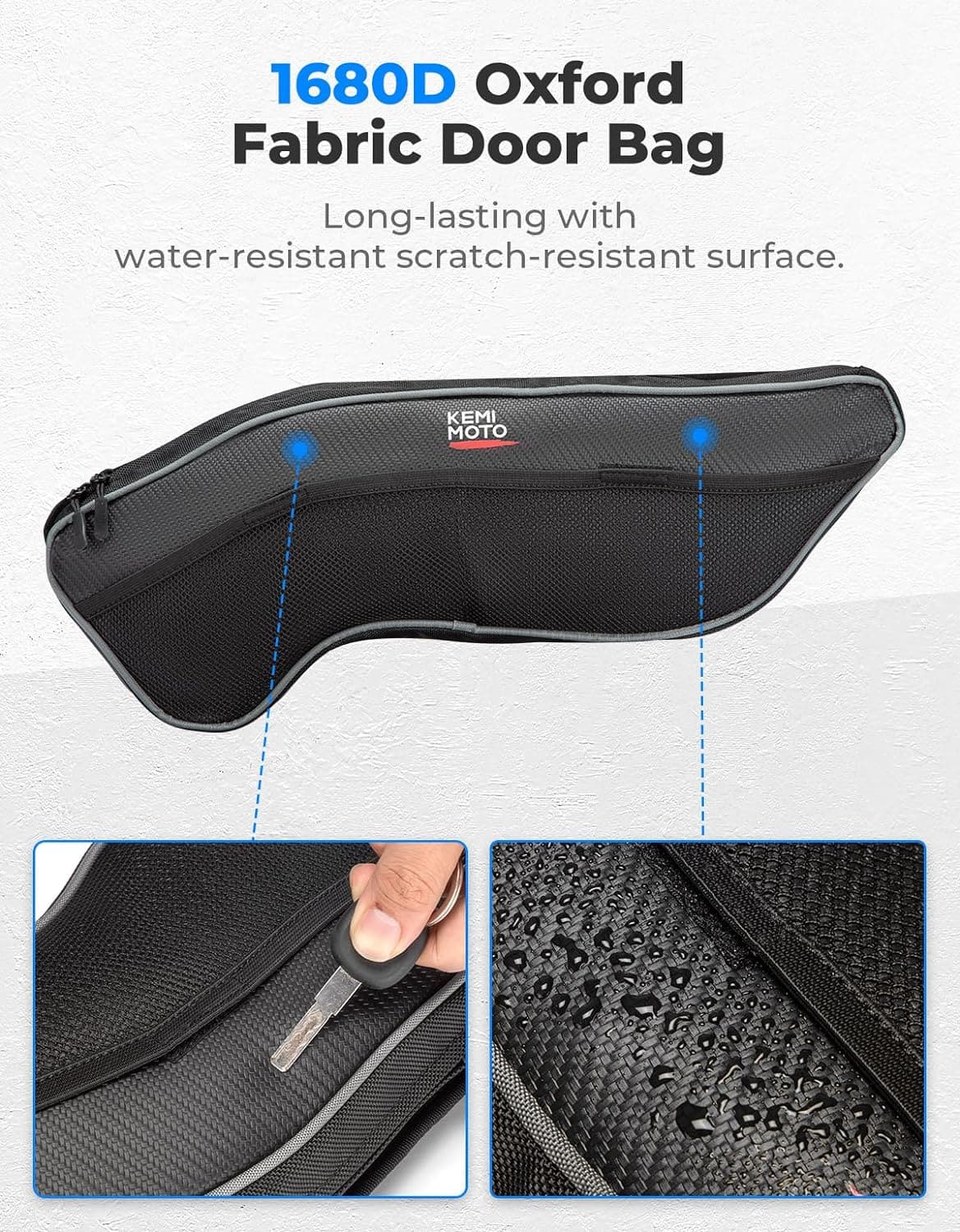 Front Upper Door Bags for Polaris General 1000/4 1000 2016-2024, 2PCS - Image 4