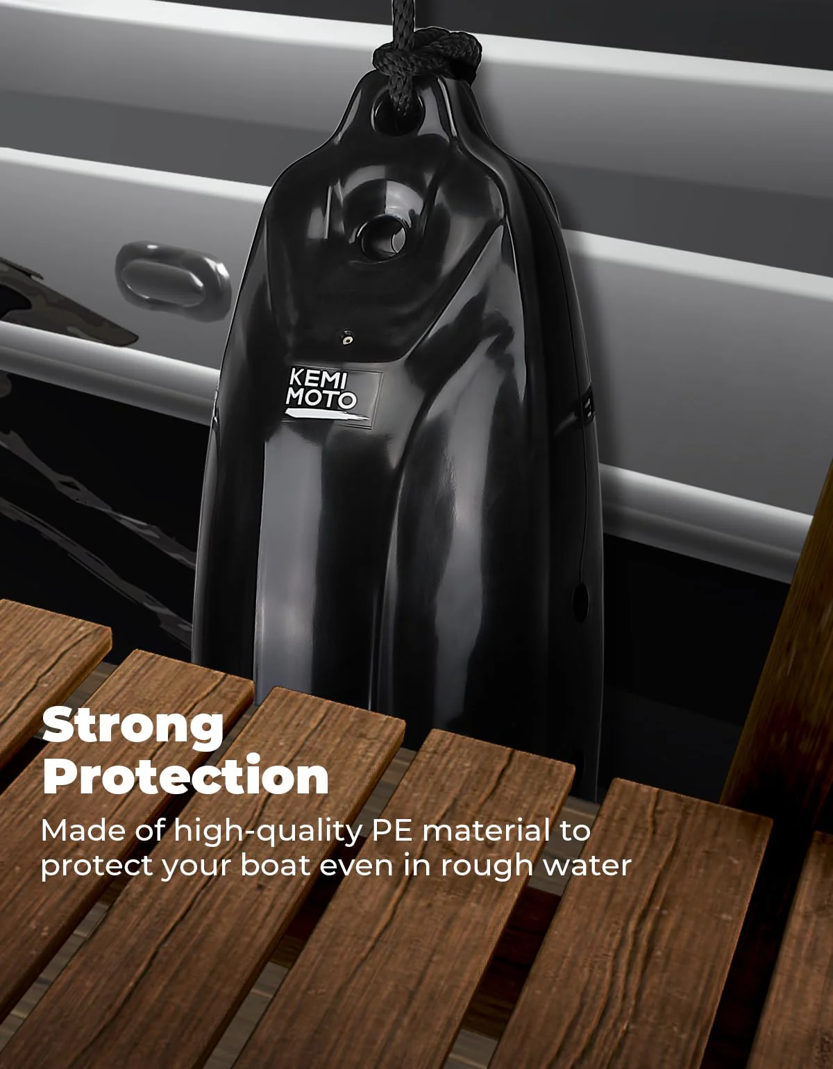 2pcs Inflatable Boat Fenders Bumpers for 20-30ft Boat for Docking - Image 3