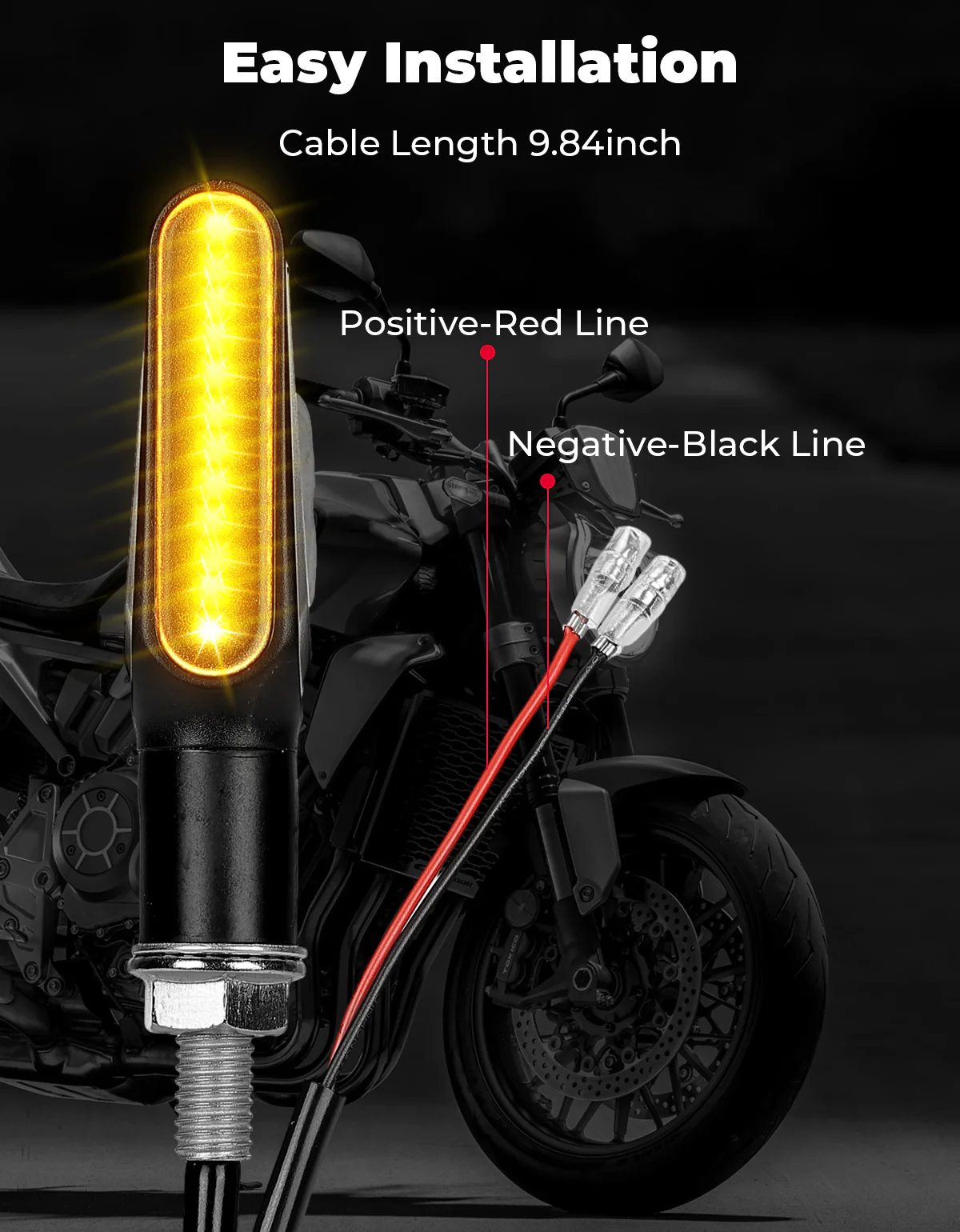 4782LM Motorcycle Turn Signals Light, 2PCS - Image 5