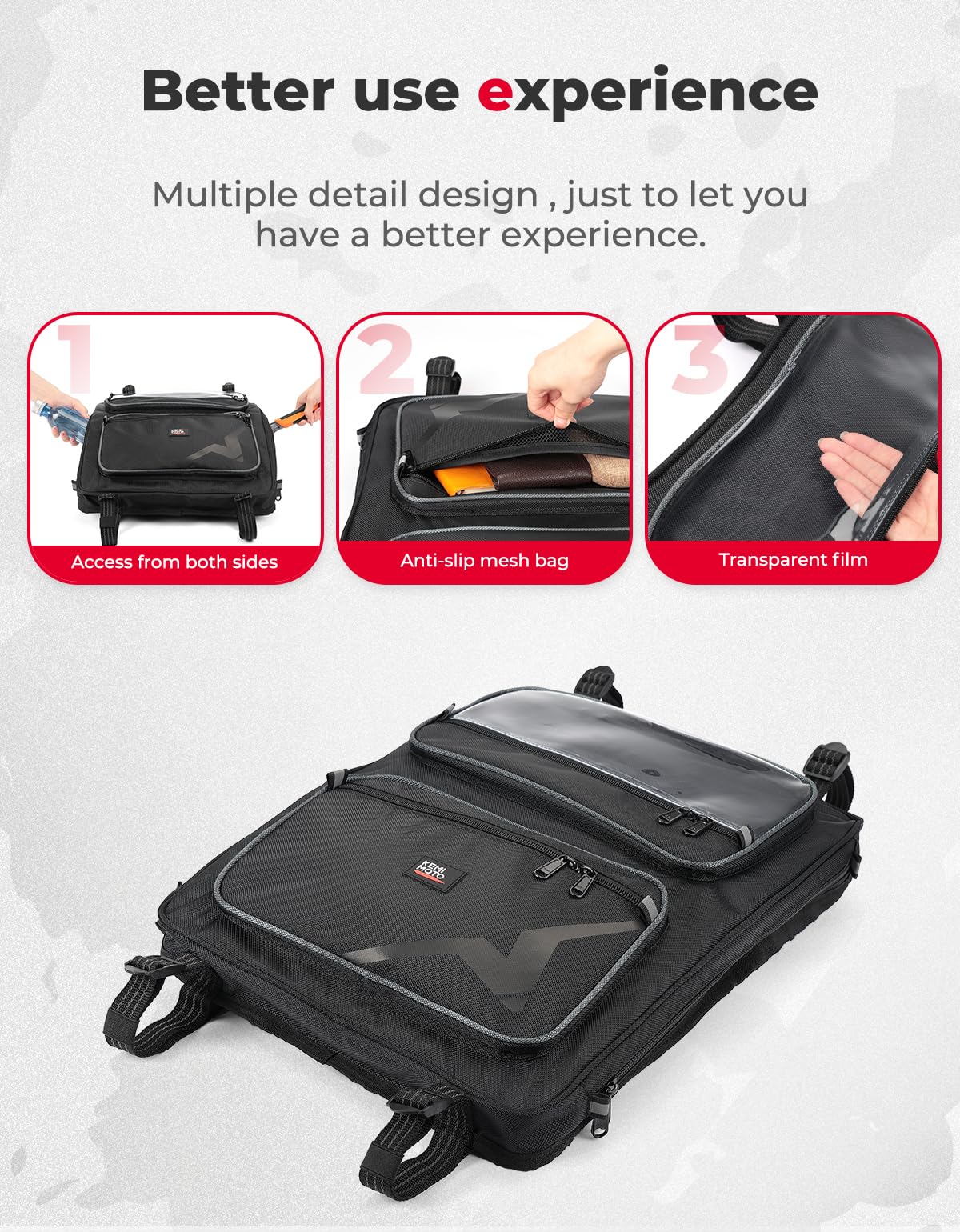 2PCS Overhead Storage Bags for CFMOTO Uforce 1000/1000XL - Image 3