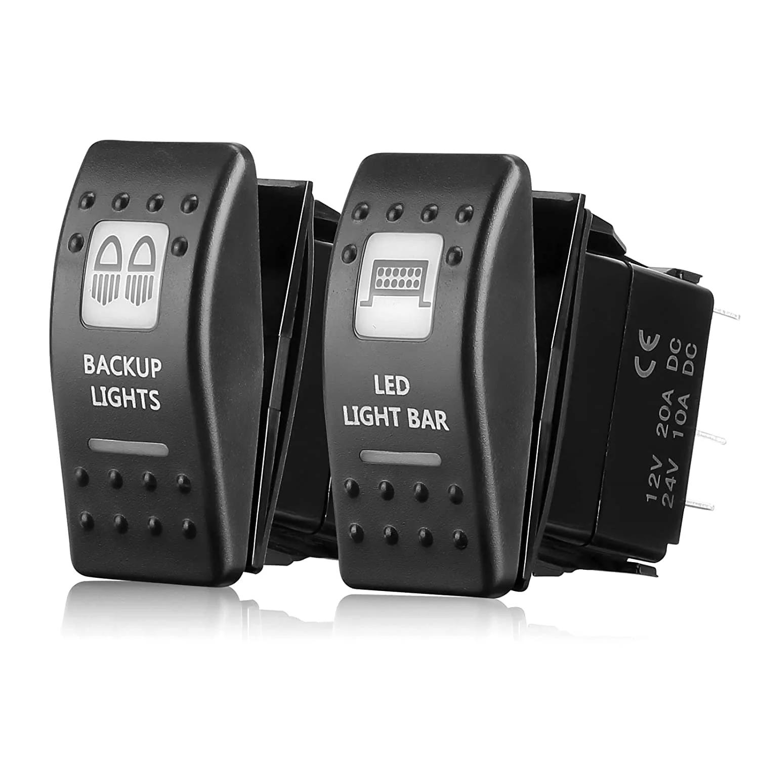 2PCS Whip Light w/RF, APP Control & Flag mount & 12V Switch On-off - Image 4