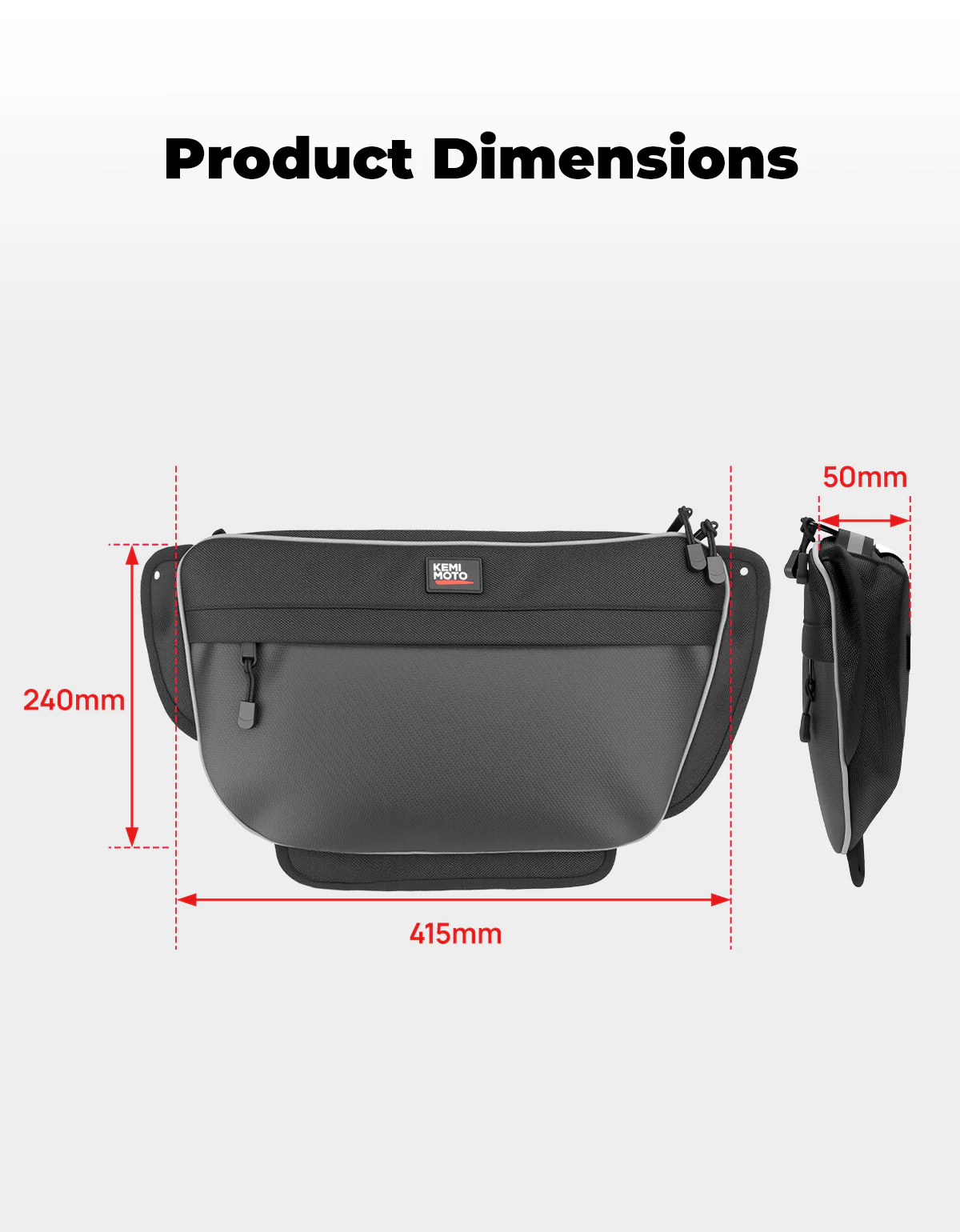 3.5L Door Storage Bags For Wolverine RMAX - Image 7