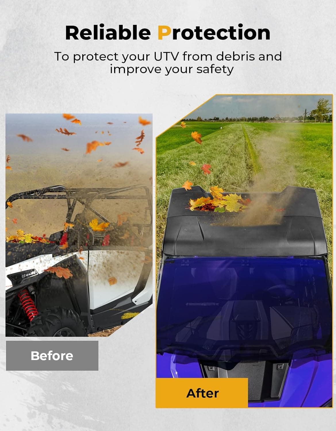 3-in-1 UTV Roof Hard Top for Polaris RZR XP 1000 2024-2025 - Image 3