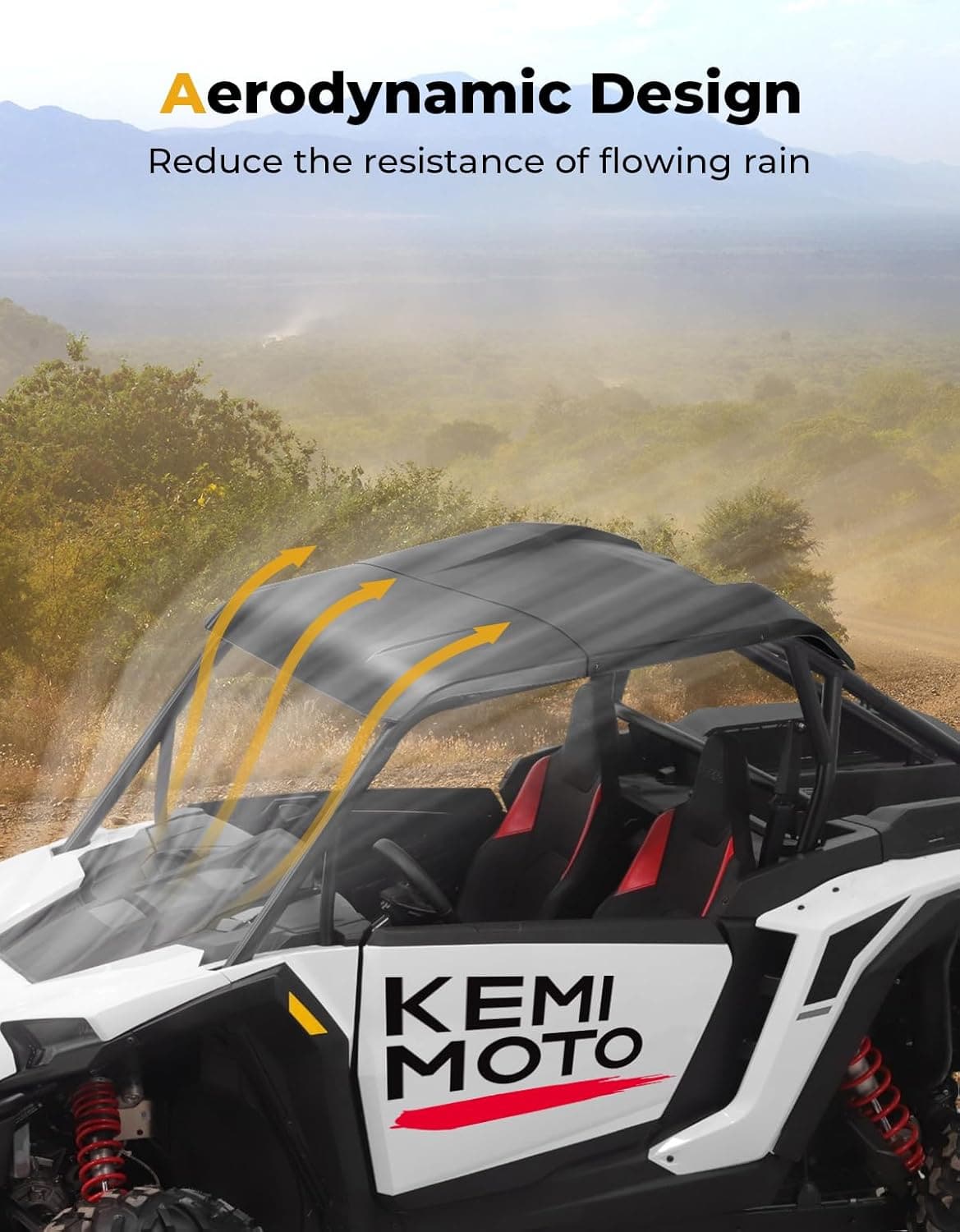 3-in-1 UTV Roof Hard Top for Polaris RZR XP 1000 2024-2025 - Image 5