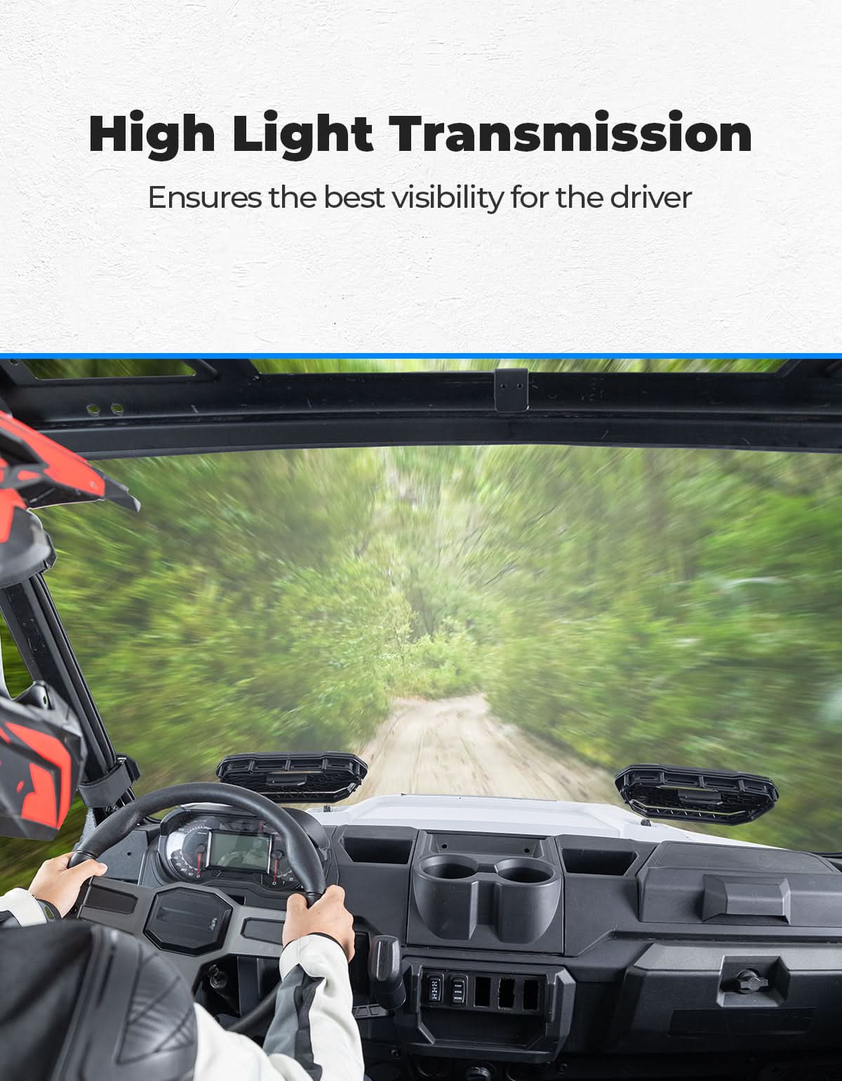 3-in-1 Vented Windshield for Polaris Ranger 1000 & XP 900/1000 (2014-2026) - Image 6