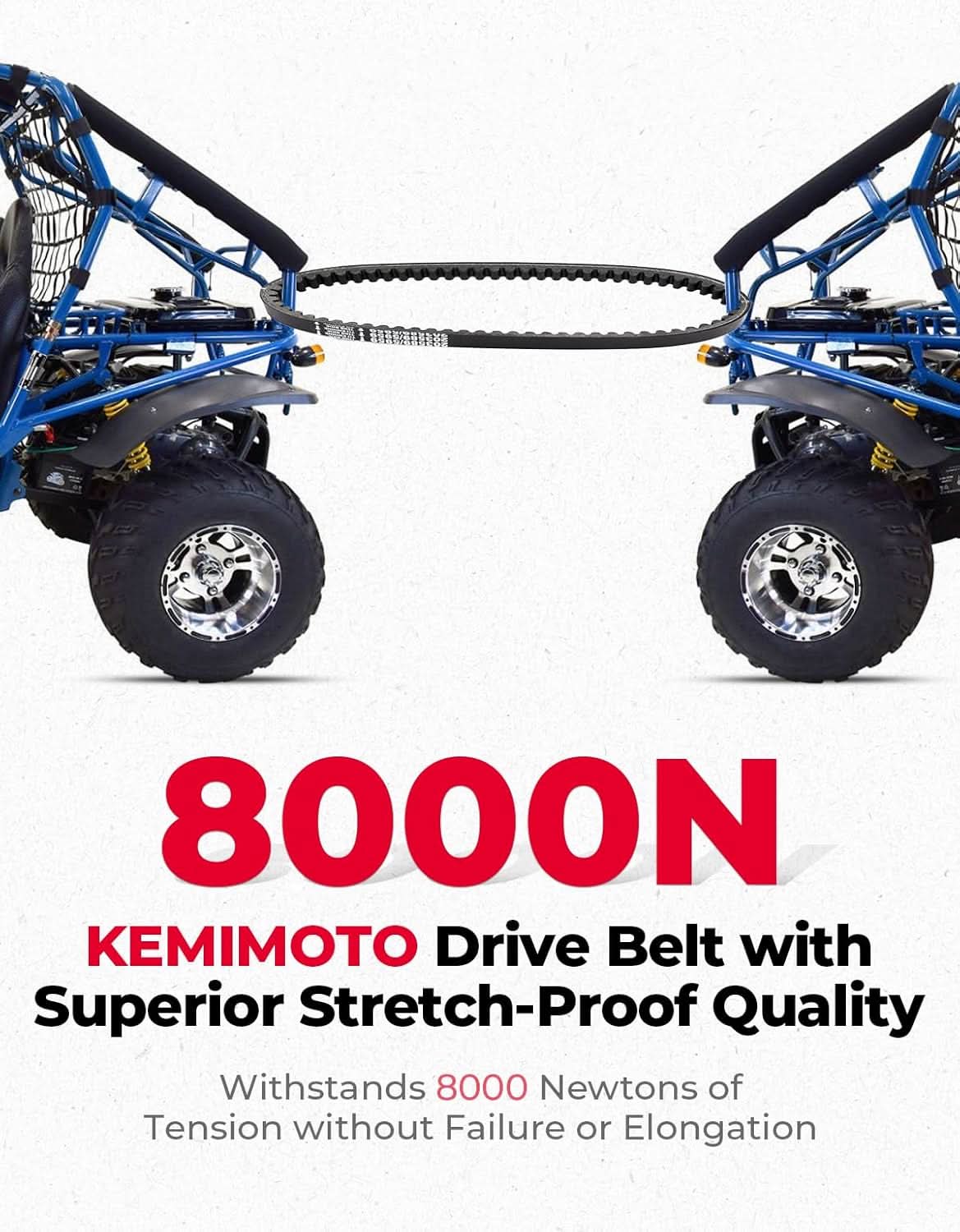 30 Series Go Kart CVT Belt for Coleman CK196-T, Replaces Manco 5959 / Comet 203589 - Image 3