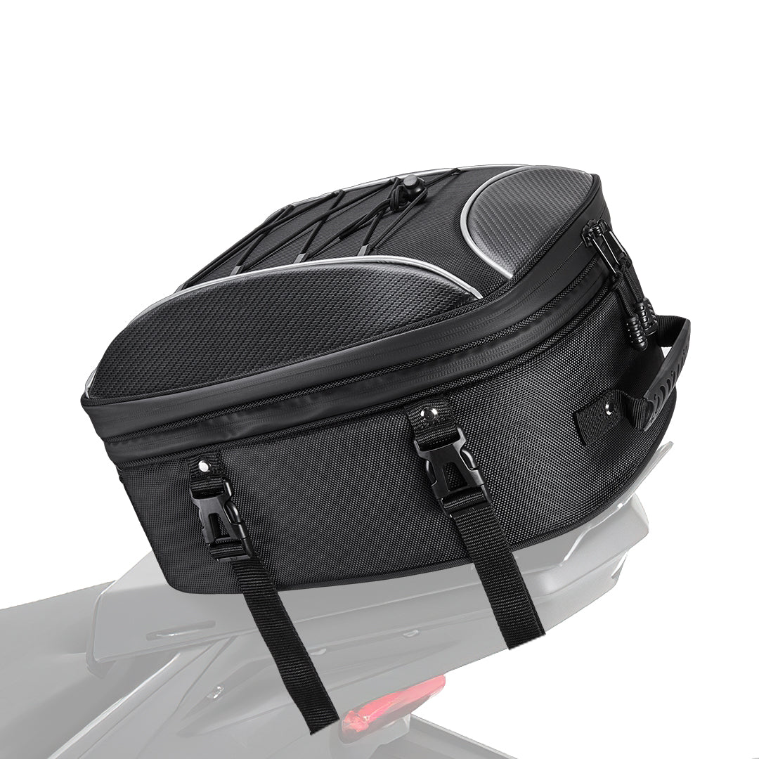 30L Expandable Tail Bag with Waterproof Cover, Helmet Bag - Image 8