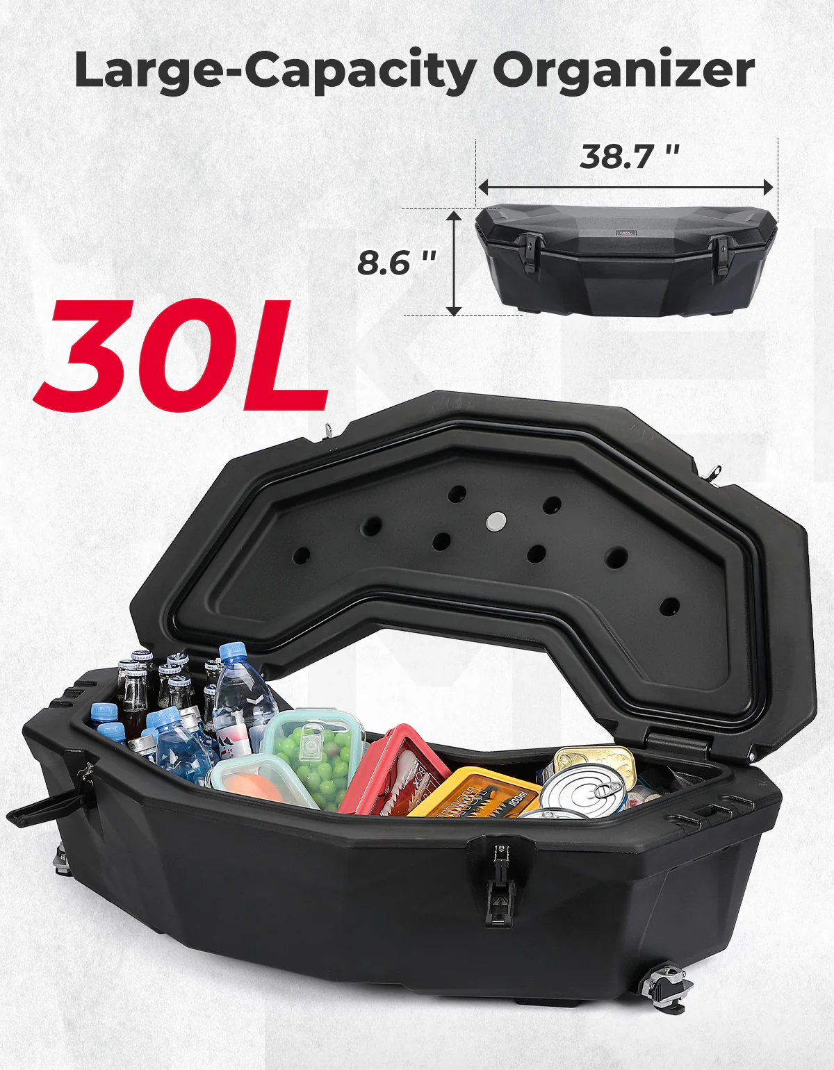 30L Rear Storage Box for Can-am X3/MAX - Image 2