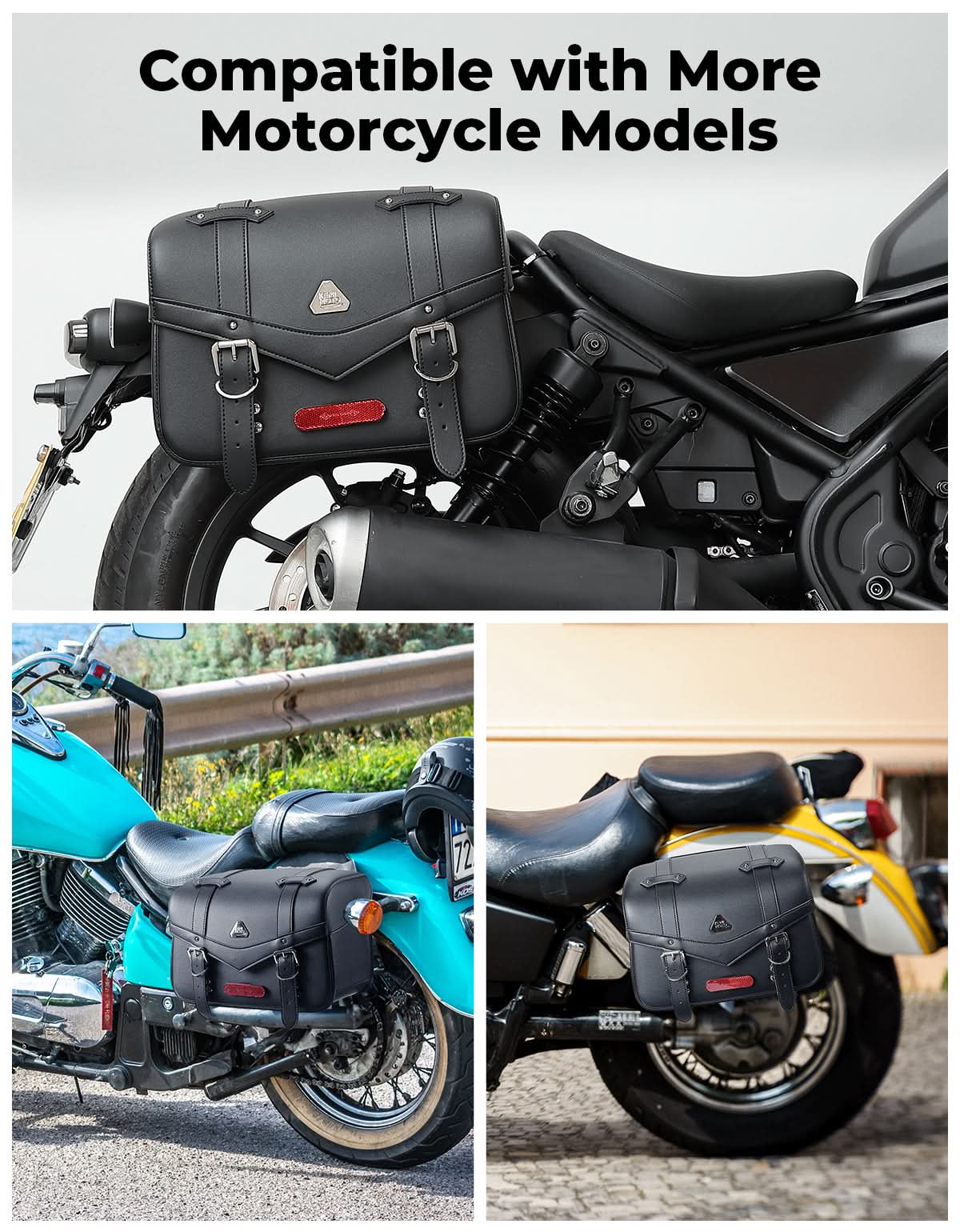 30L Saddlebags For Motorcycle - Image 7