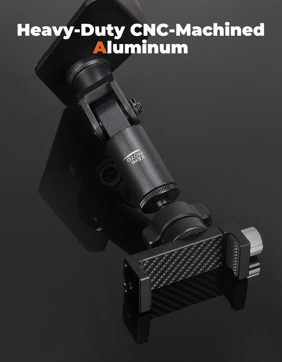 360° Adjustable CNC Phone Mount for Can-Am Maverick X3/MAX - Image 4