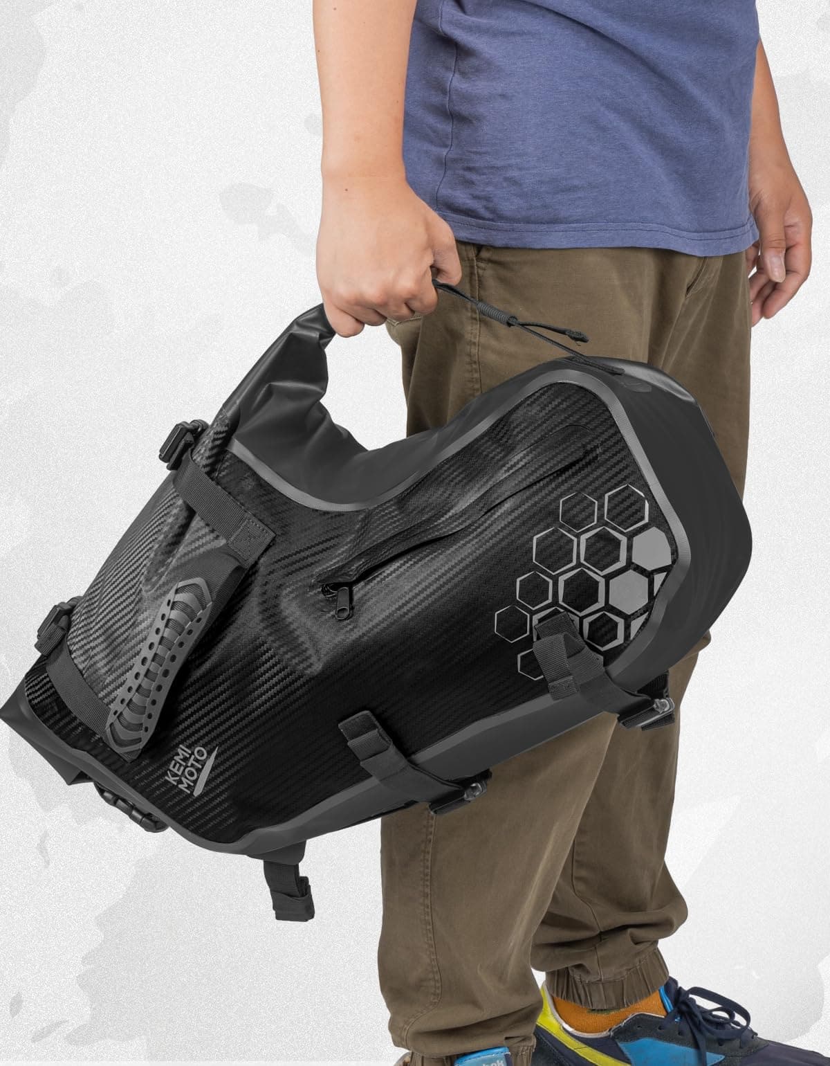38L Universal Motorcycle Saddlebags for Sportster, Softail, Dyna - Image 7