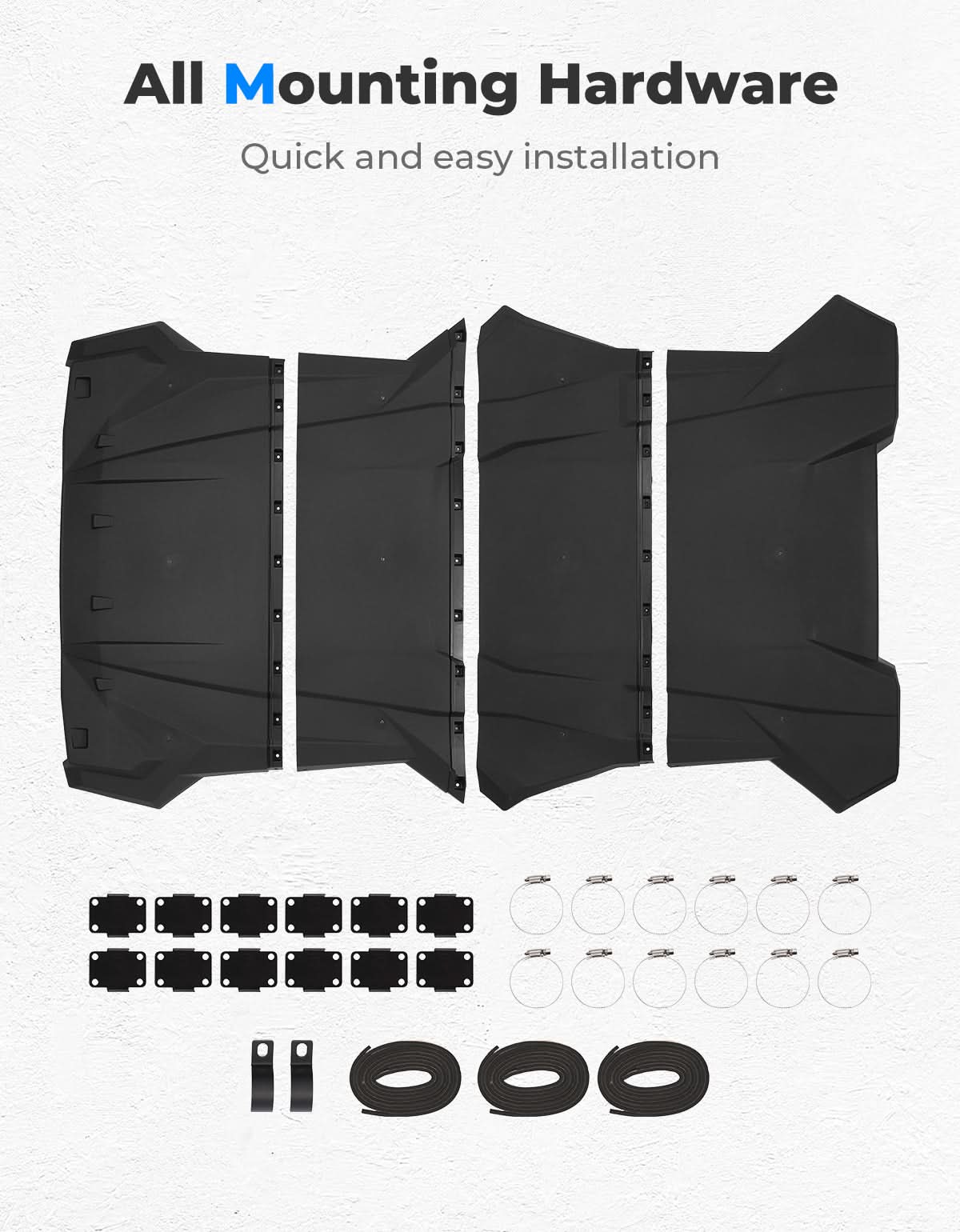 4-in-1 Sport Roof for Polaris RZR XP 4 1000 / XP 4 Turbo / 4 900 / S 4 1000 (2014-2023) - Image 5