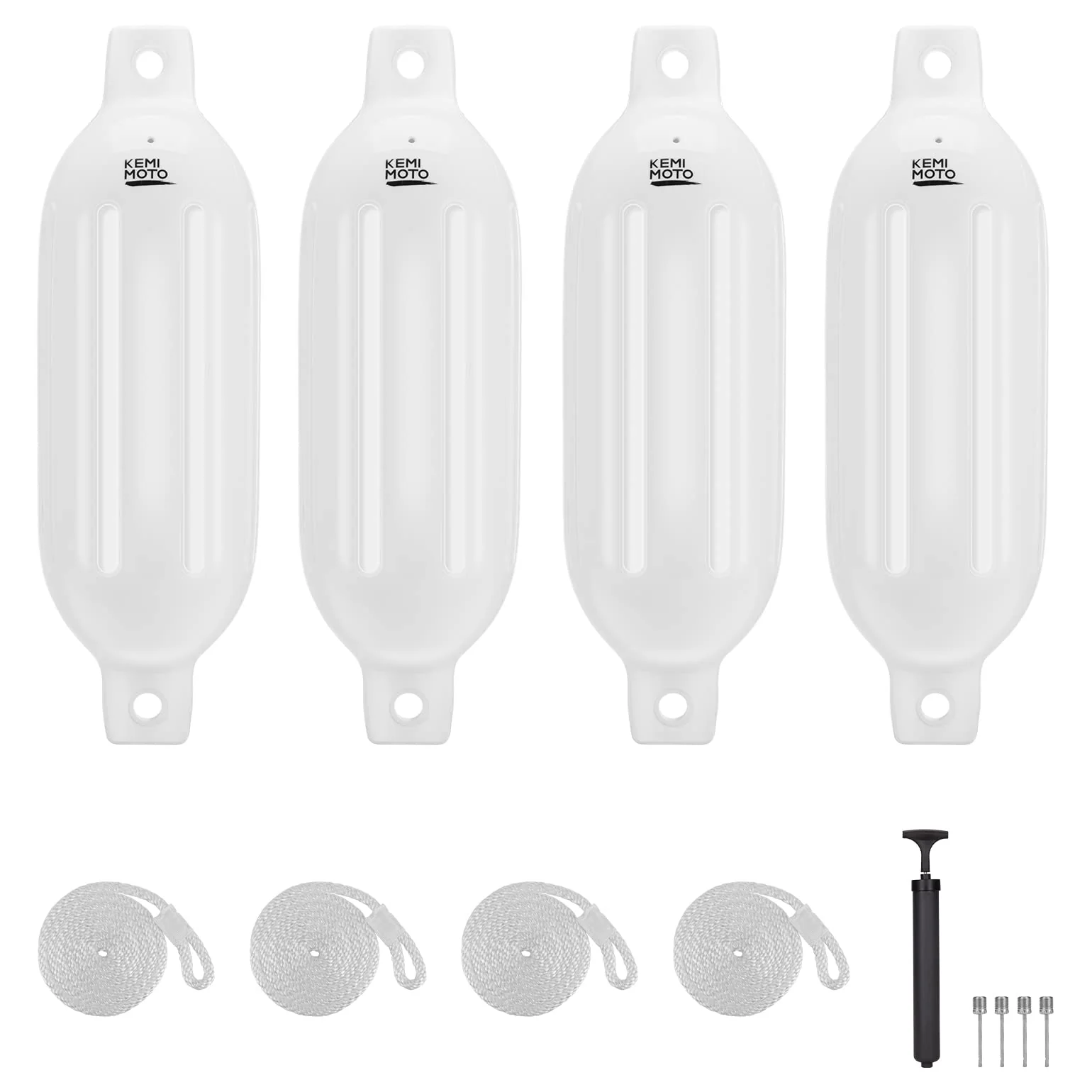 4pcs Inflatable Boat Fenders Bumpers for 15-35ft Boat - Image 8