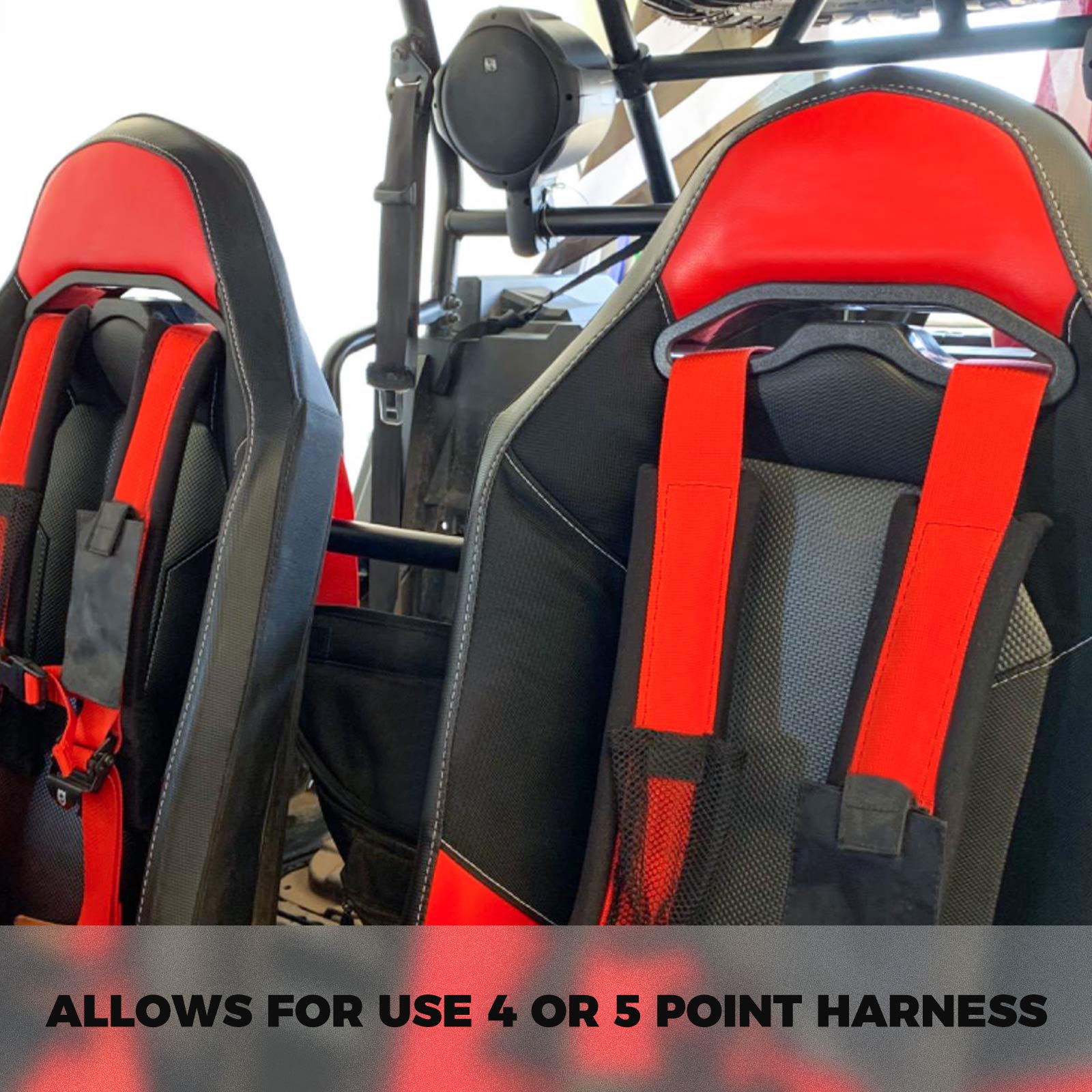 4 Packs UTV Pass Through Bezels for Polaris RZR/ General - Image 3