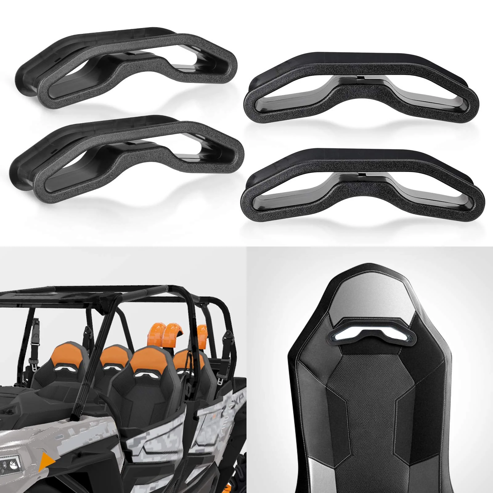 4 Packs UTV Pass Through Bezels for Polaris RZR/ General - Image 8