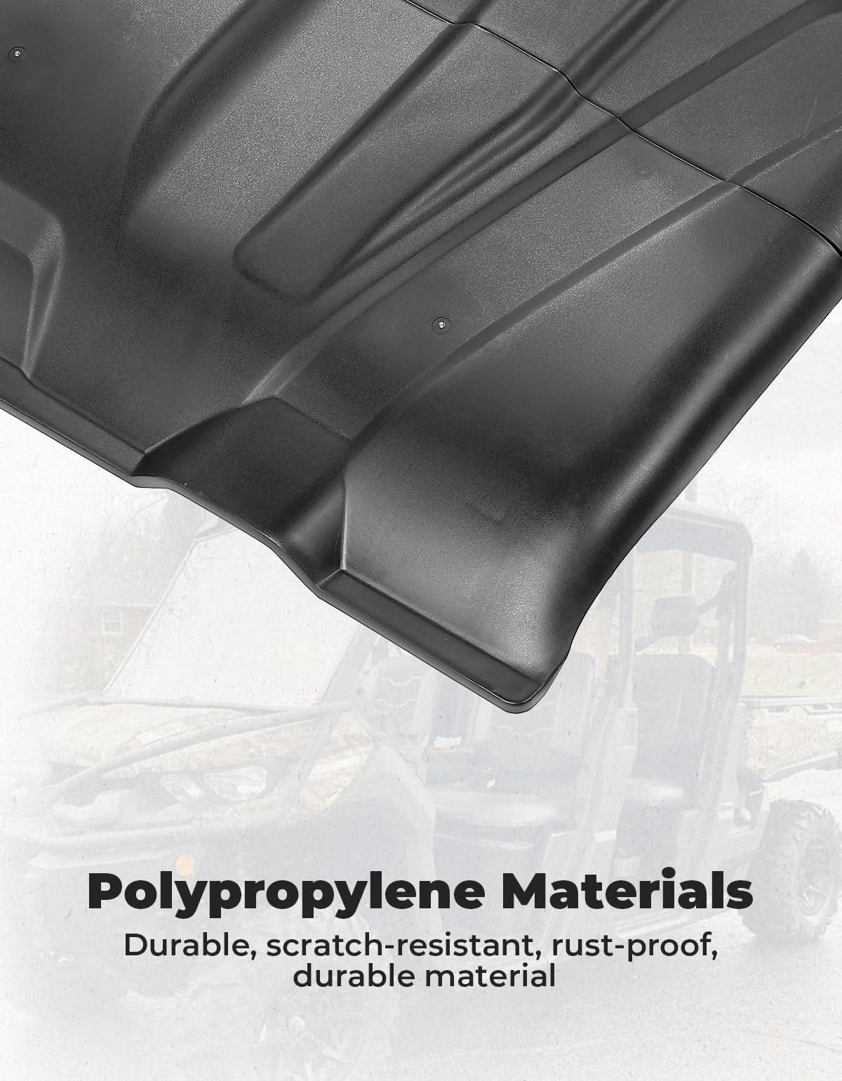 4 Pieces Sport Hard Roof Top for Can-Am Defender Max - Image 4