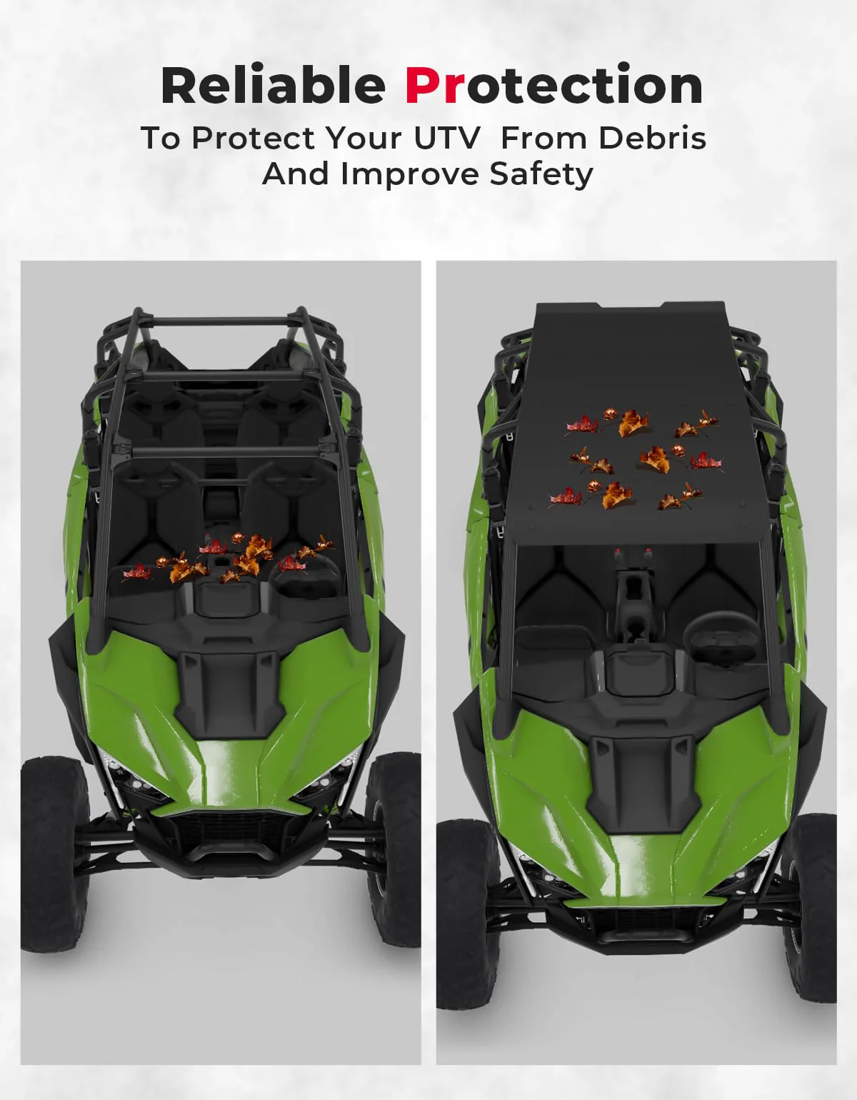 Aluminum Roof for RZR PRO XP4/ Turbo R4 2020-2024 - Image 5