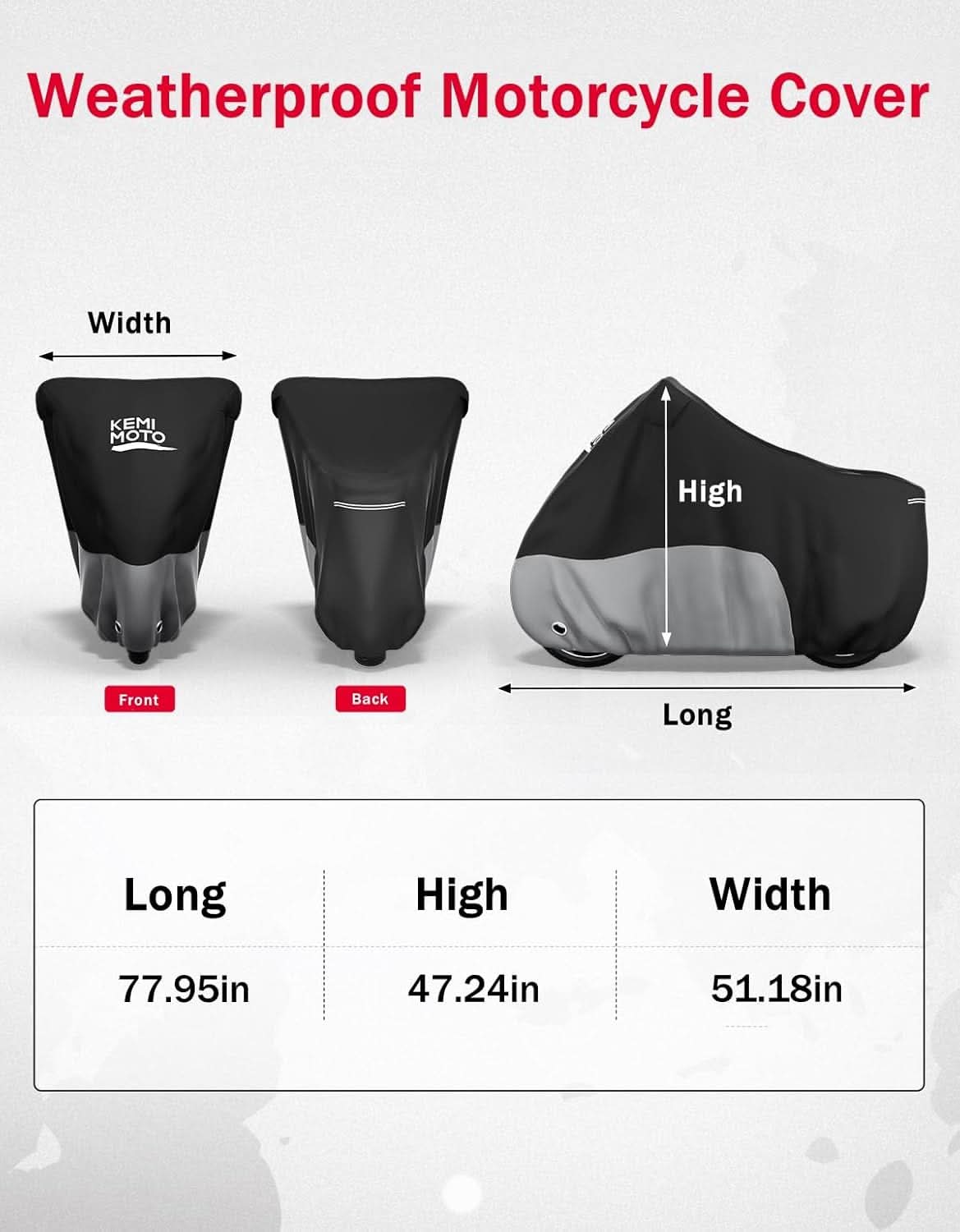 420D Motorcycle Cover for Sport Bike YZF-R1 R6 Ninja 400 Z400 ZX-6R - Image 3